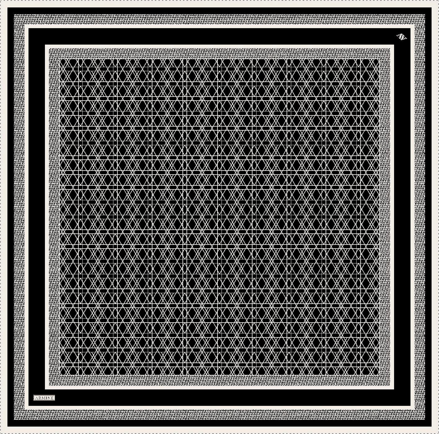 ARMİNE TWILL SAF İPEK EŞARP 9167D 