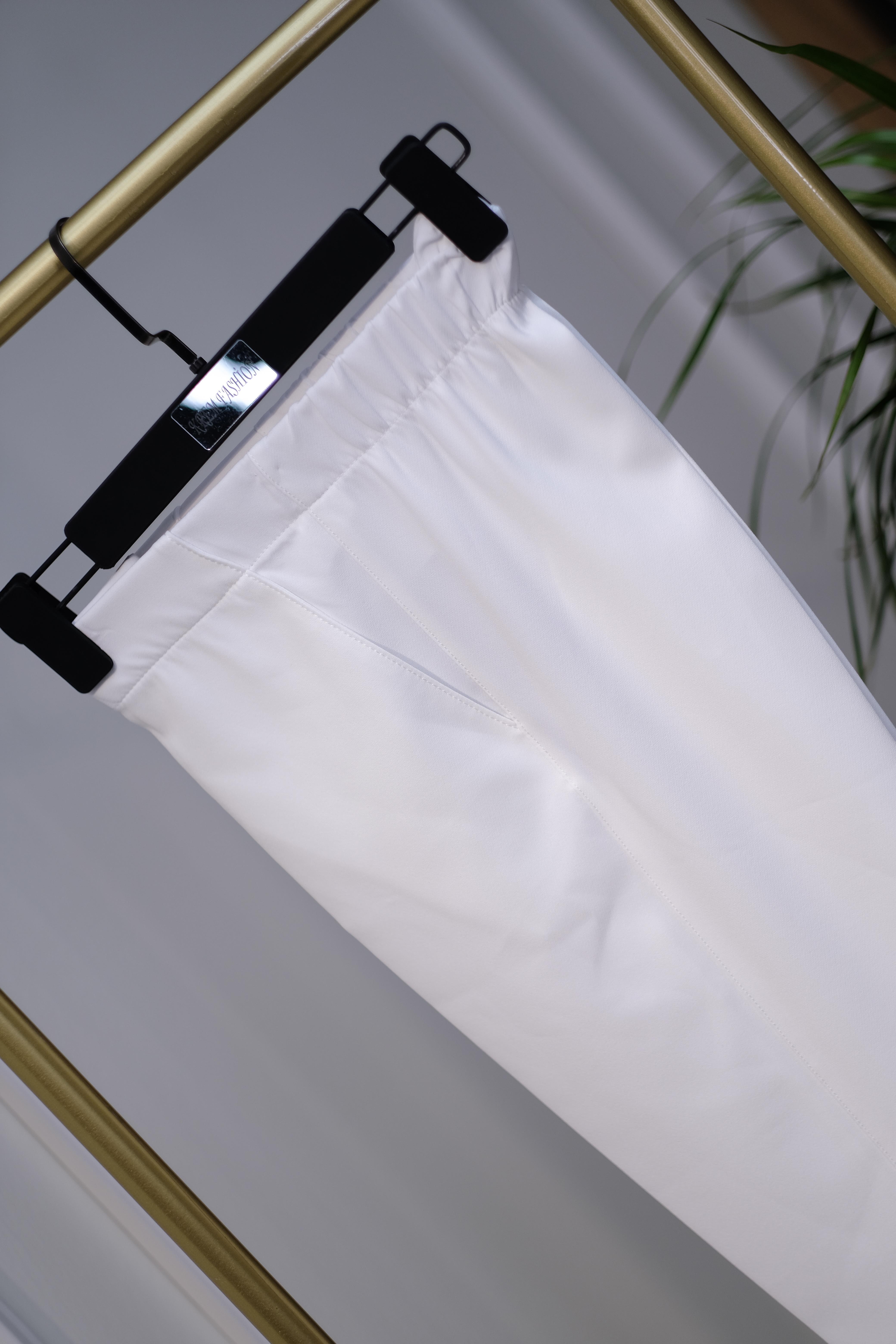 Beli Lastikli Bol Paça Cepli Rahat Kalıp Pantolon