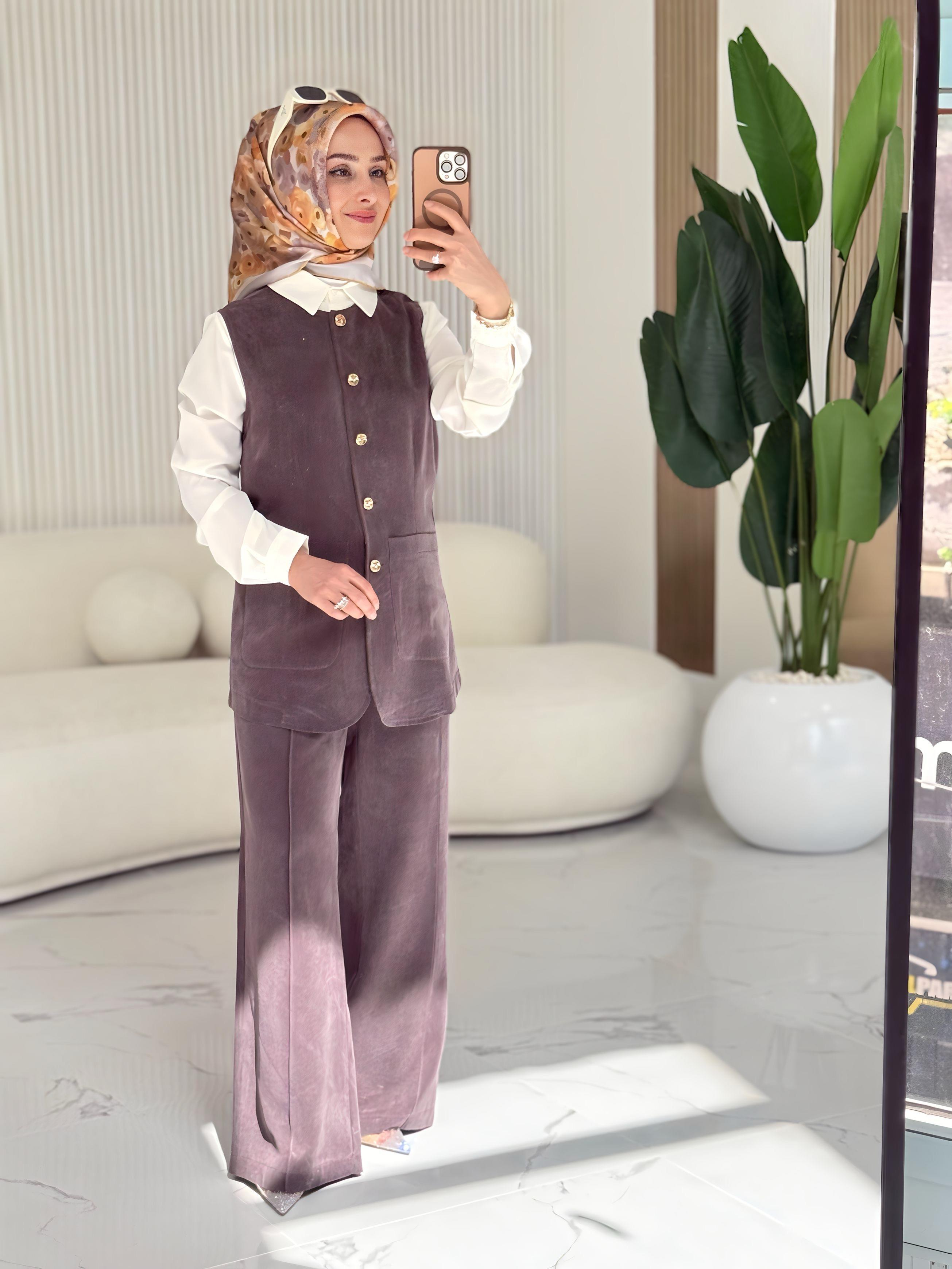 CEPLİ YELEKLİ MODAL TAKIM- 35149