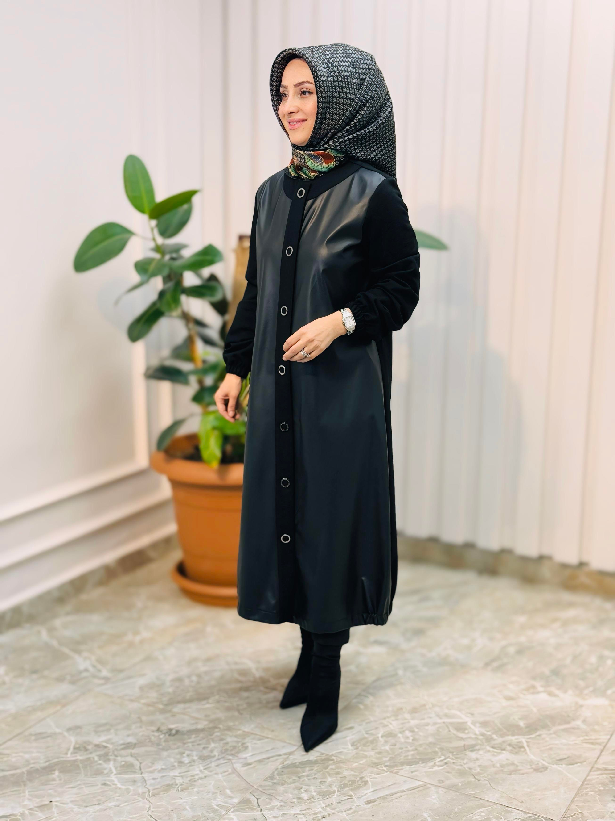 DERİ KOMBİNLİ ÇAKMALI GİY-ÇIK -1226