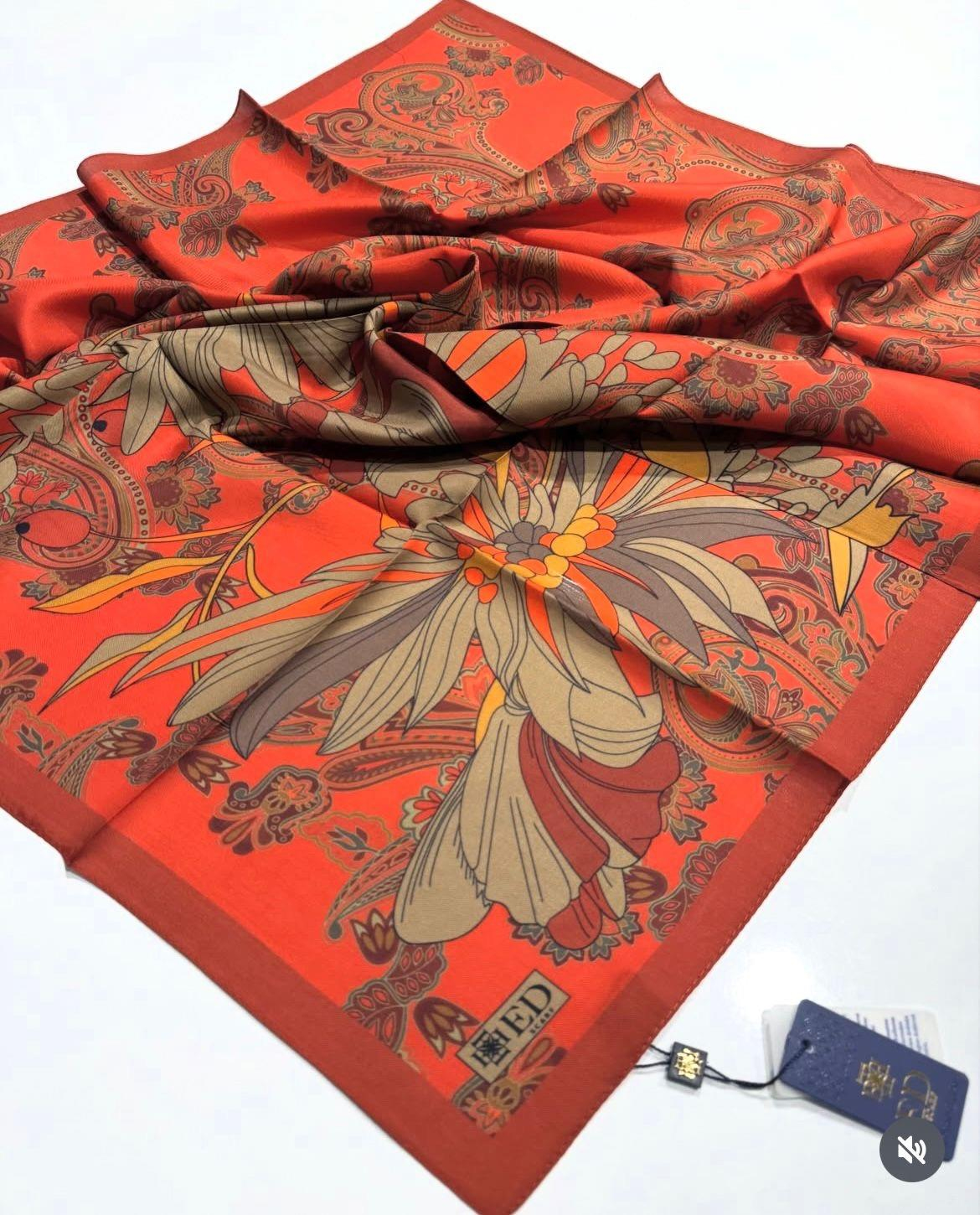 ED SCARF VİSKON FLOŞ EŞARP- ED0012
