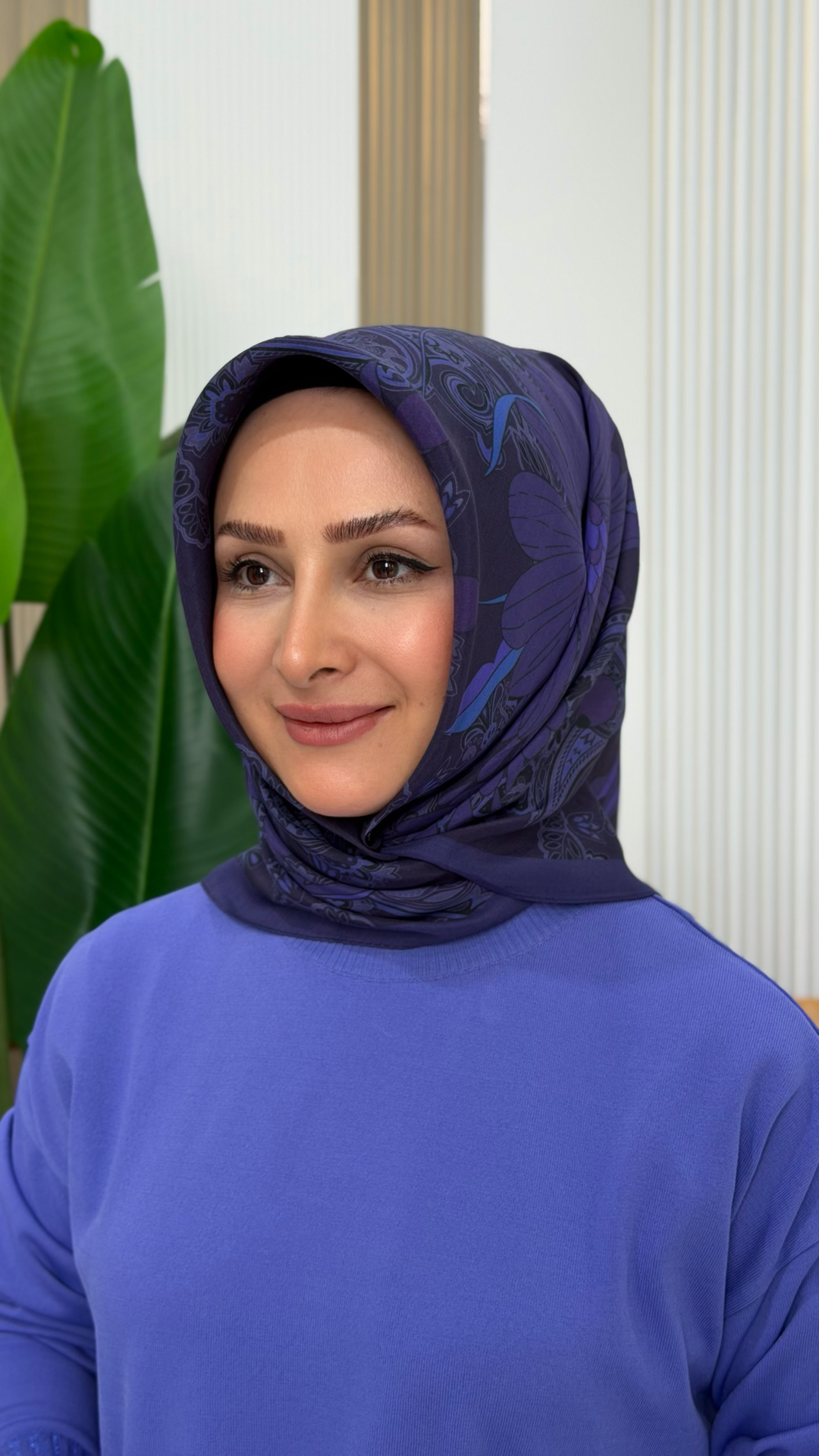 ED SCARF VİSKON FLOŞ EŞARP- ED0013