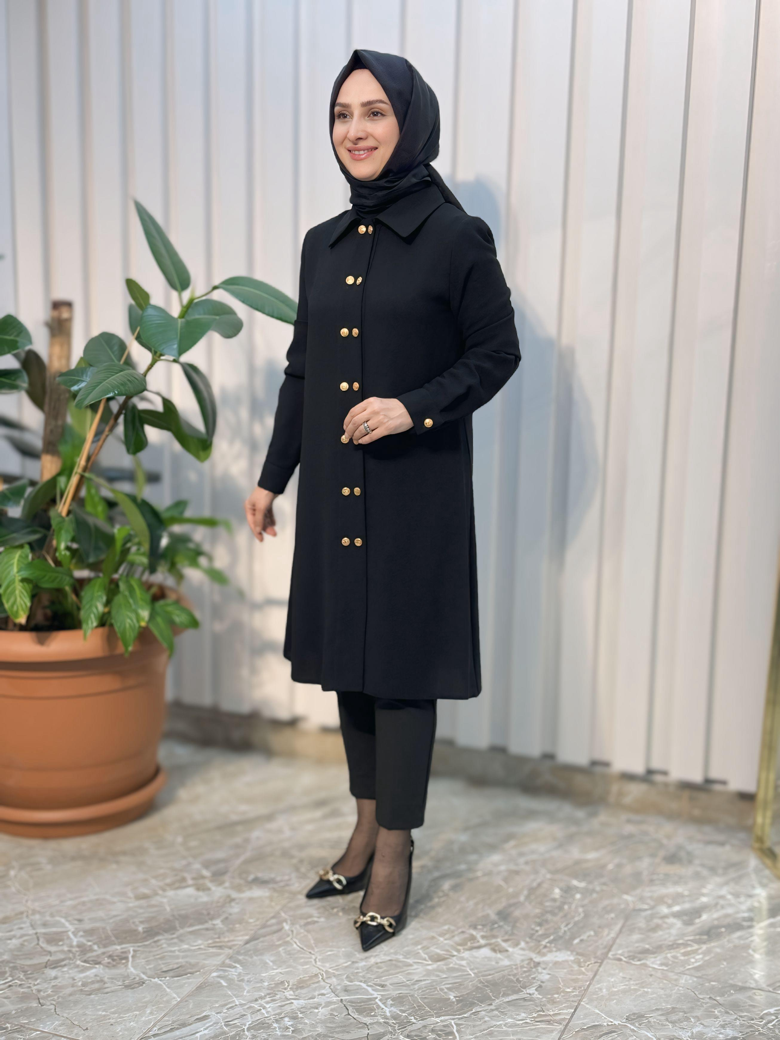 HAYA BLEZIR DÜĞMELİ TUNİK -1330