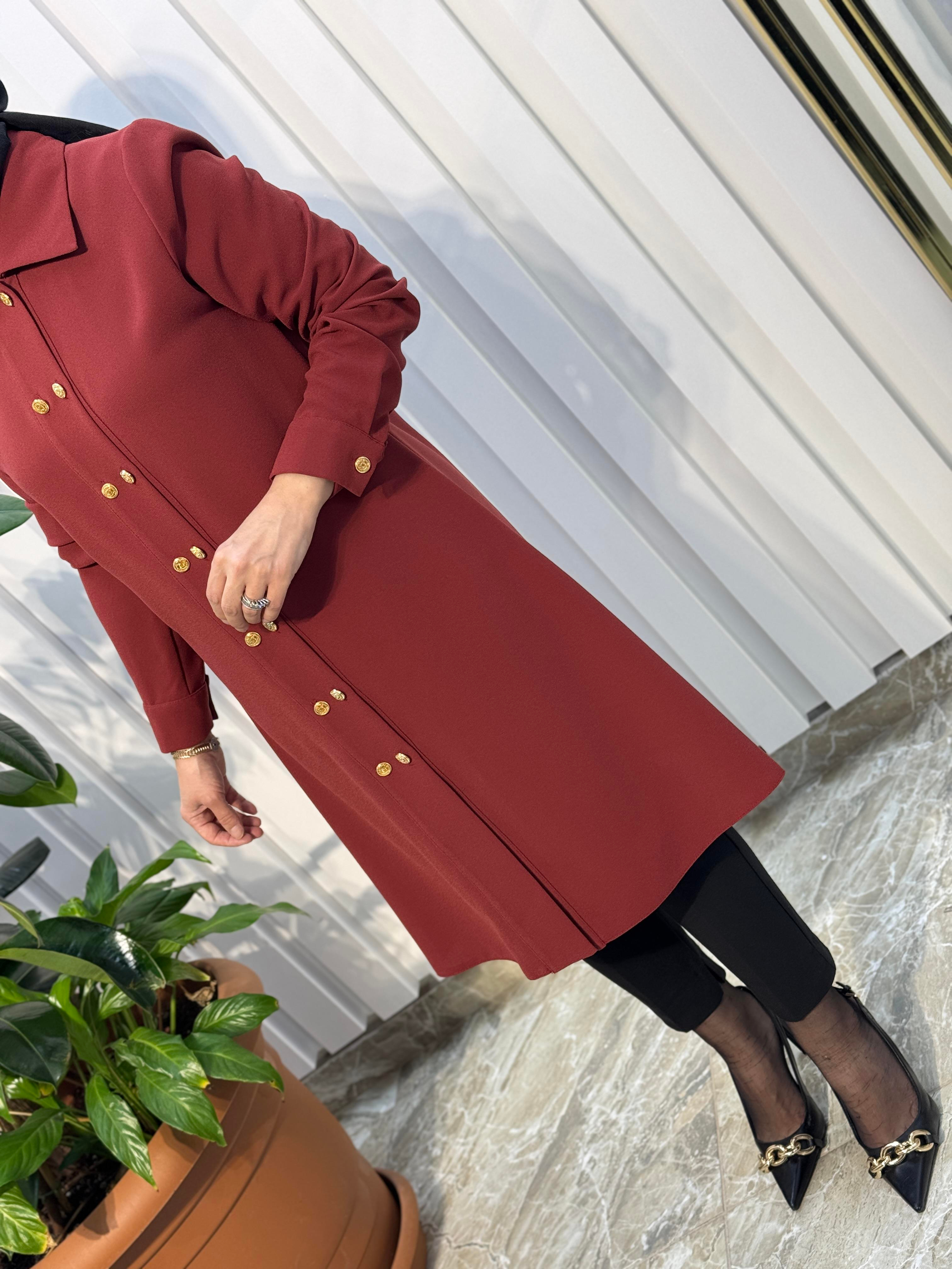 HAYA BLEZIR DÜĞMELİ TUNİK -1330