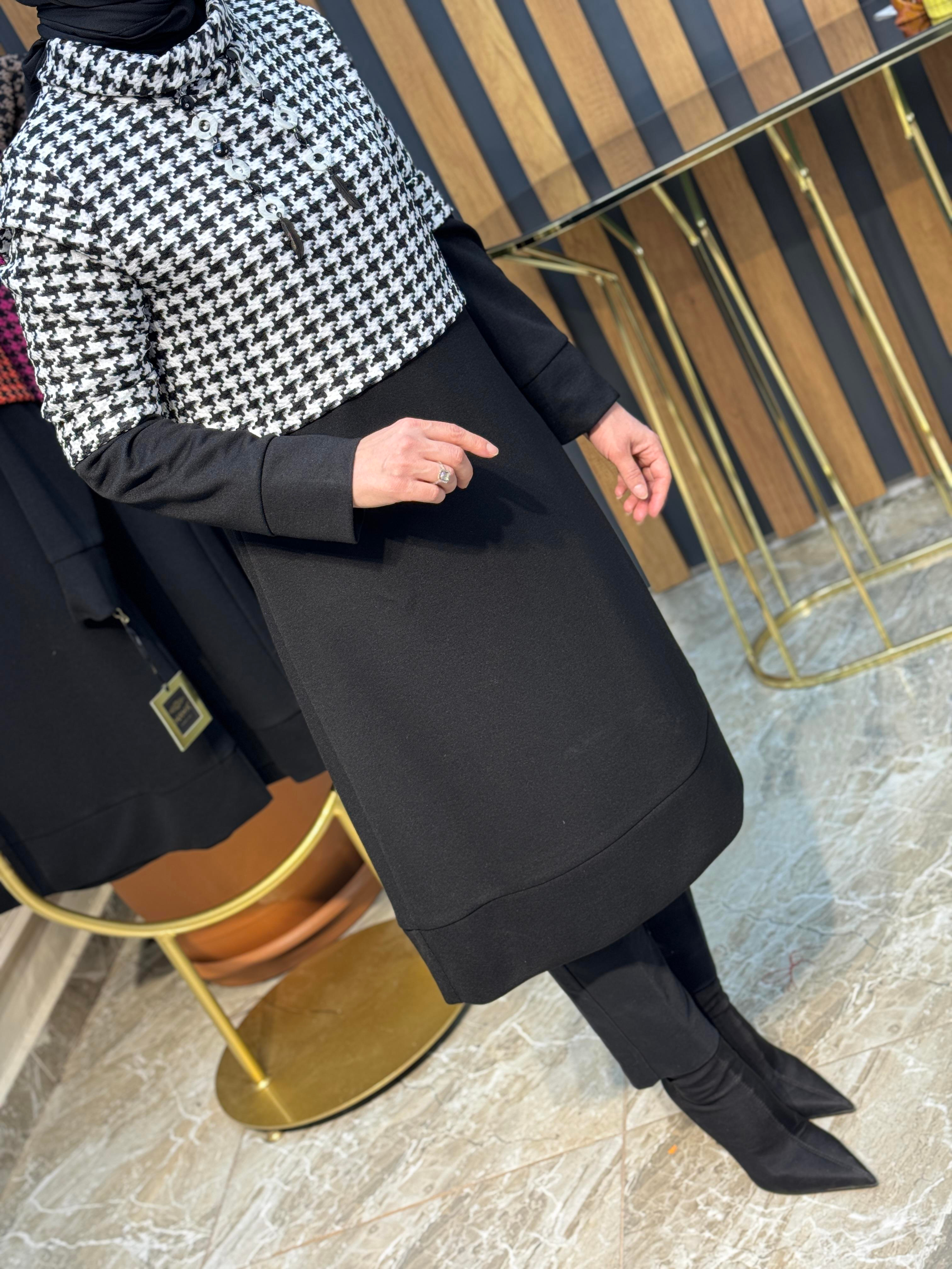 HAYA KAZAYAĞI DESENLİ TUNİK-A1244
