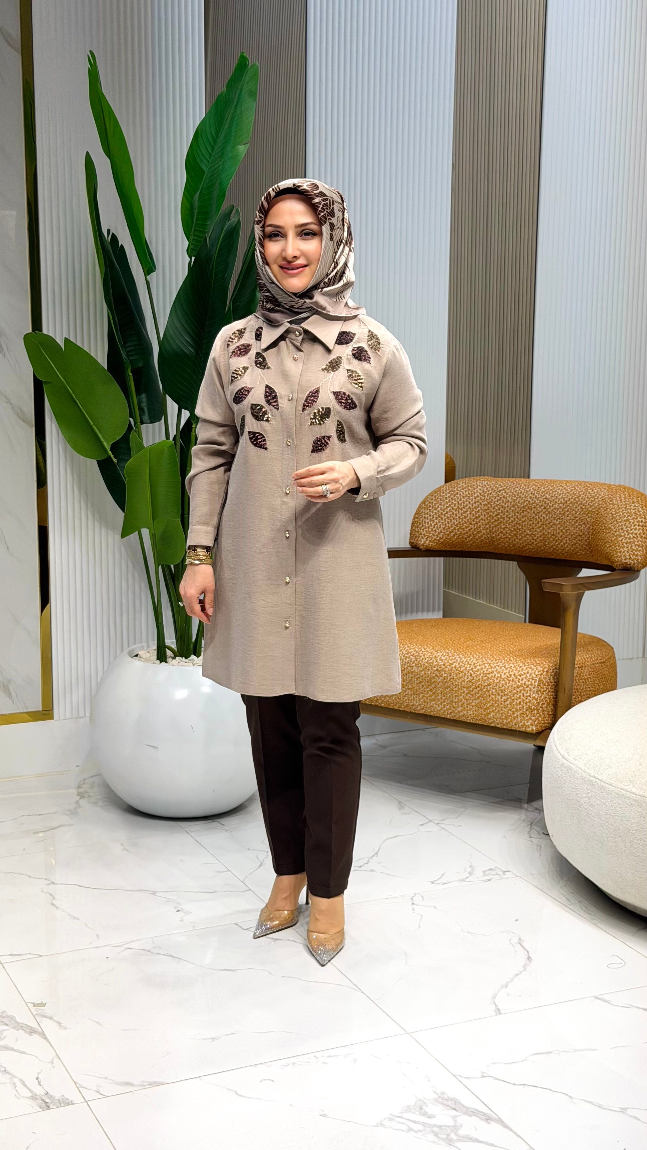 HAYA NAKIŞLI TUNİK TAŞ- A1729