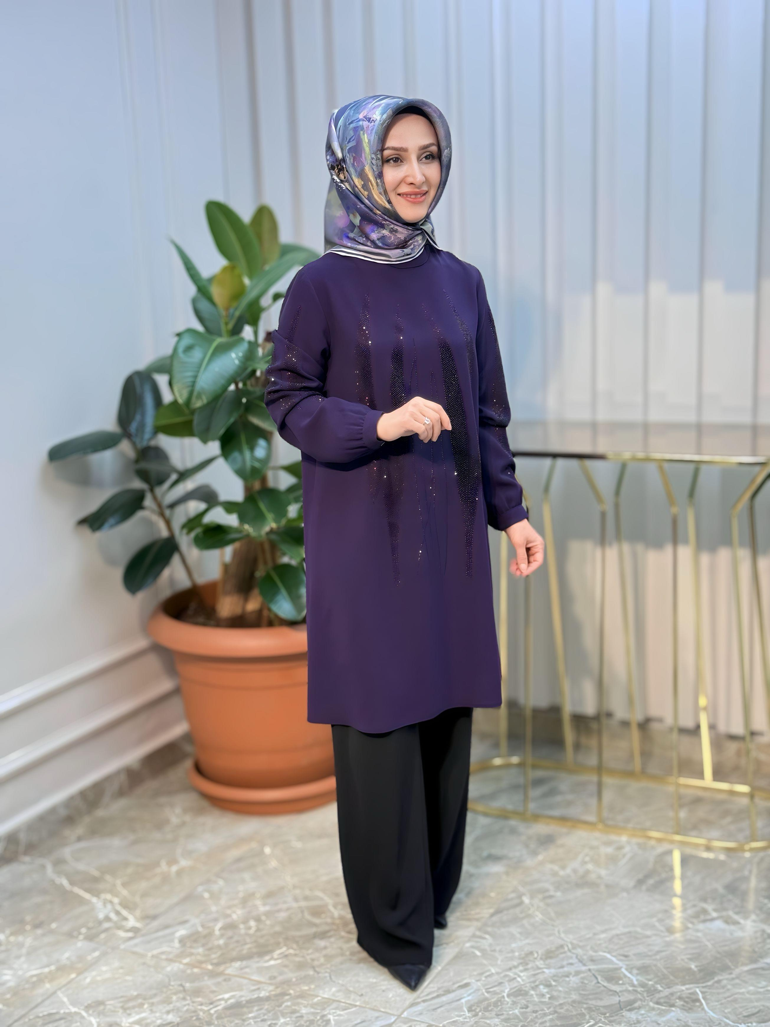 HAYA TAŞLI TUNİK - 1568