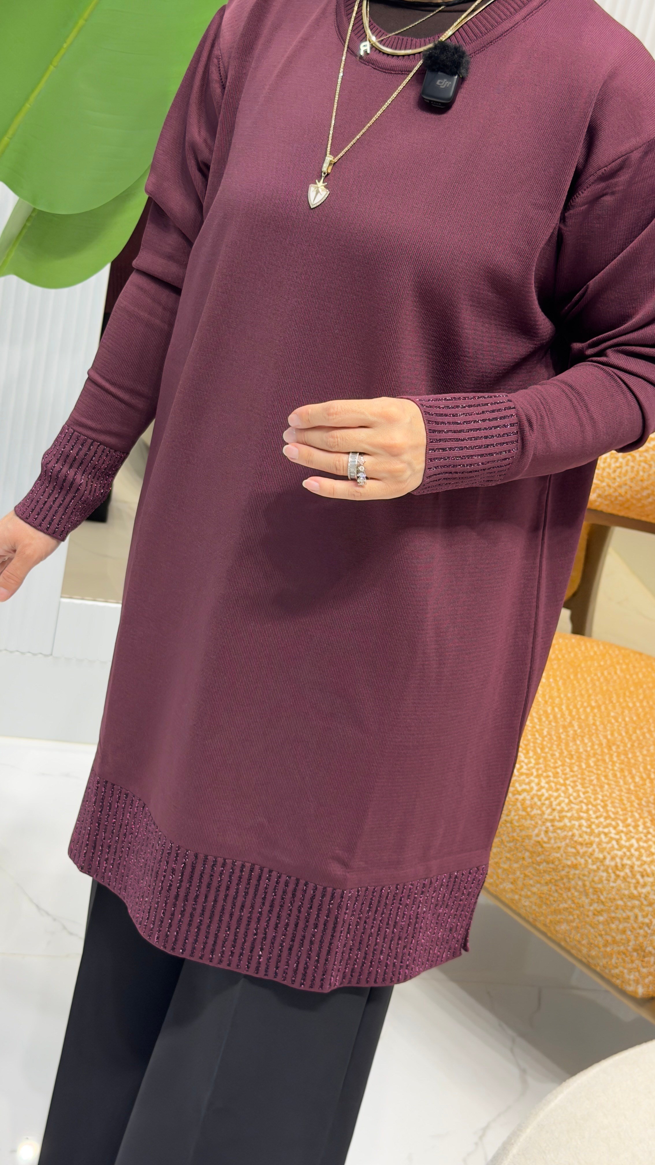KADO BİYE SİMLİ TUNİK MÜRDÜM - 2726012