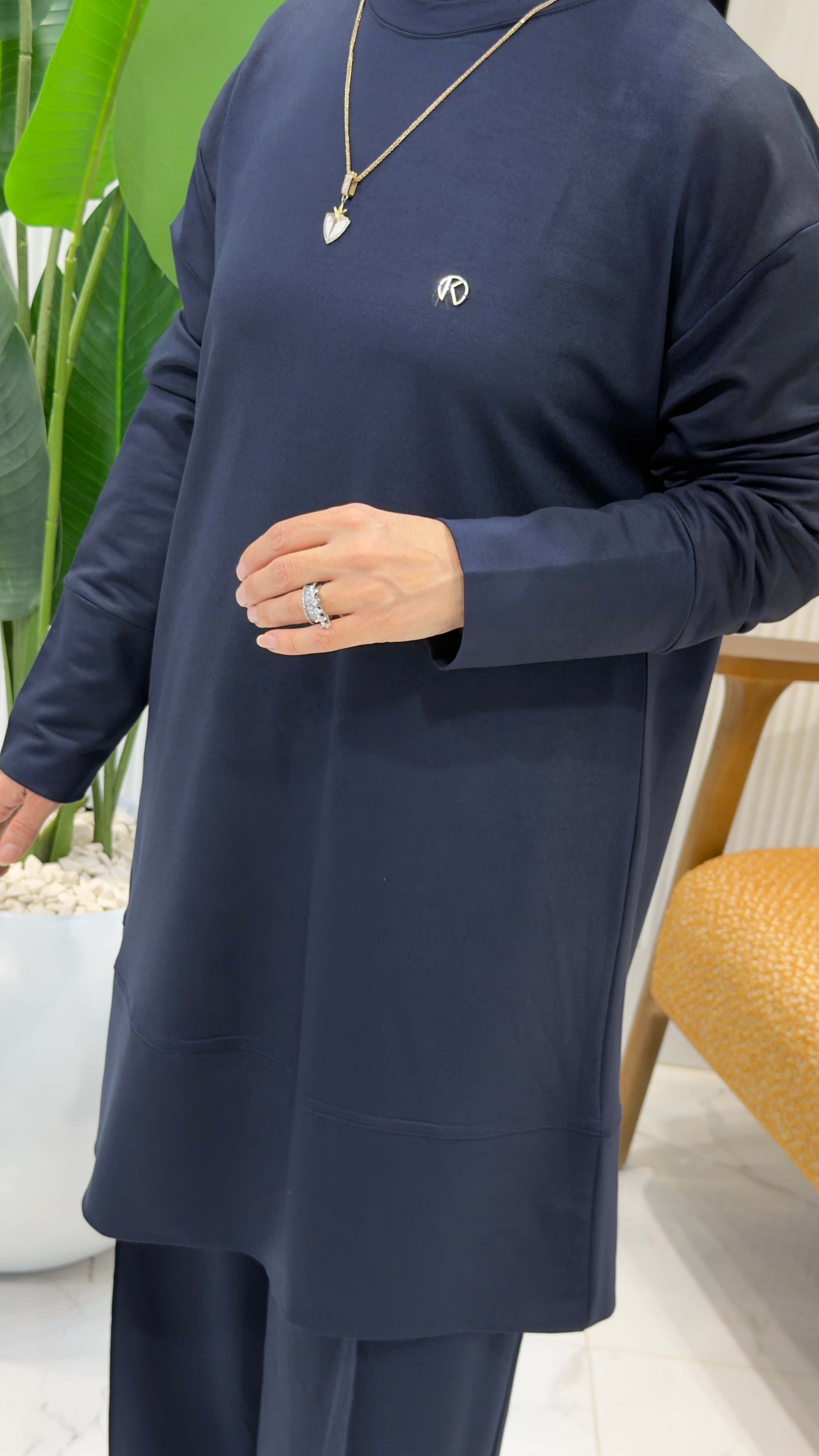 KADO ÇİMALI PANTOLONLU İKİLİ TAKIM 263702 - LACİVERT