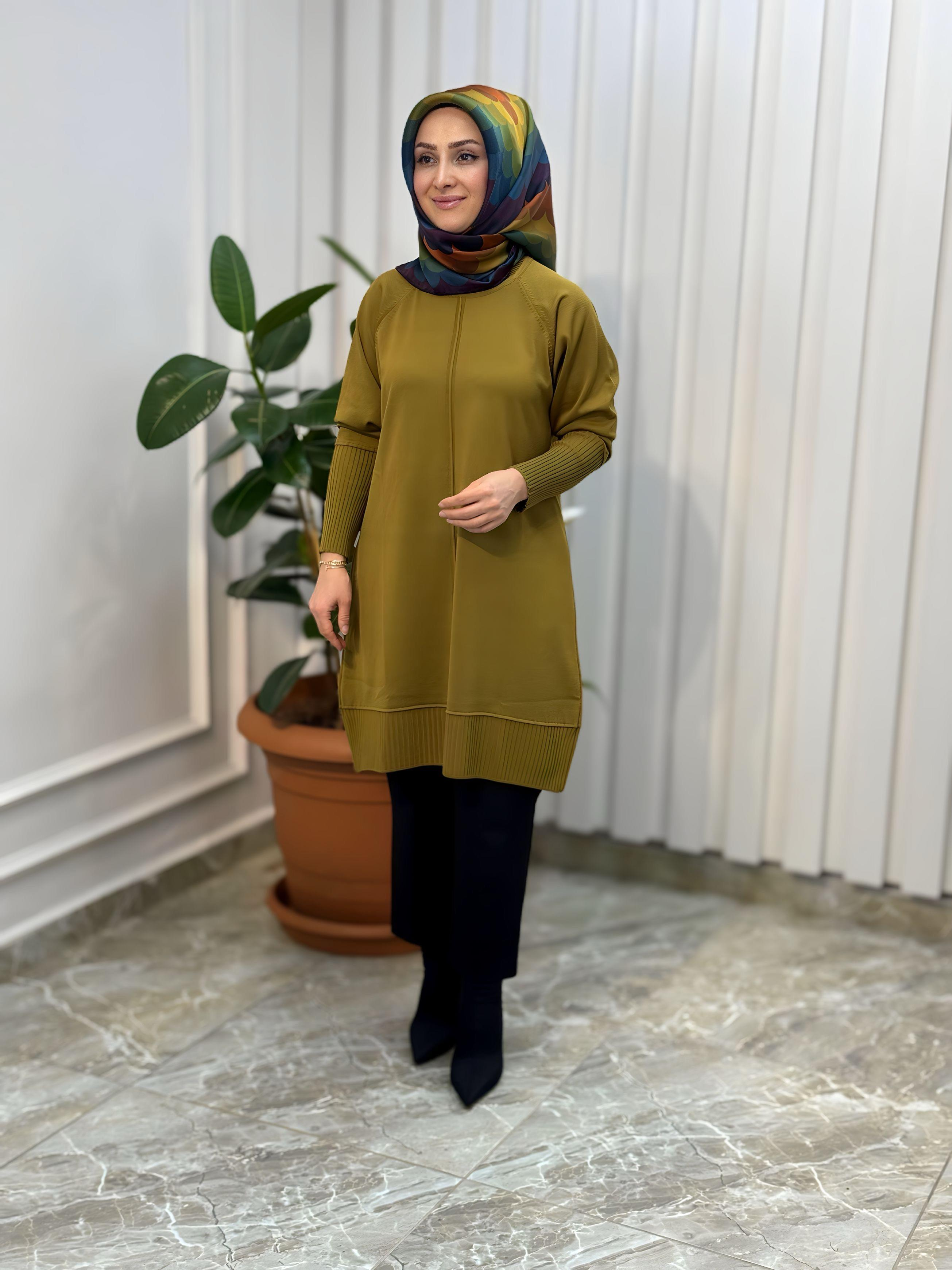 KADO KOLU LASTİKLİ TRİKO TUNİK KT014 