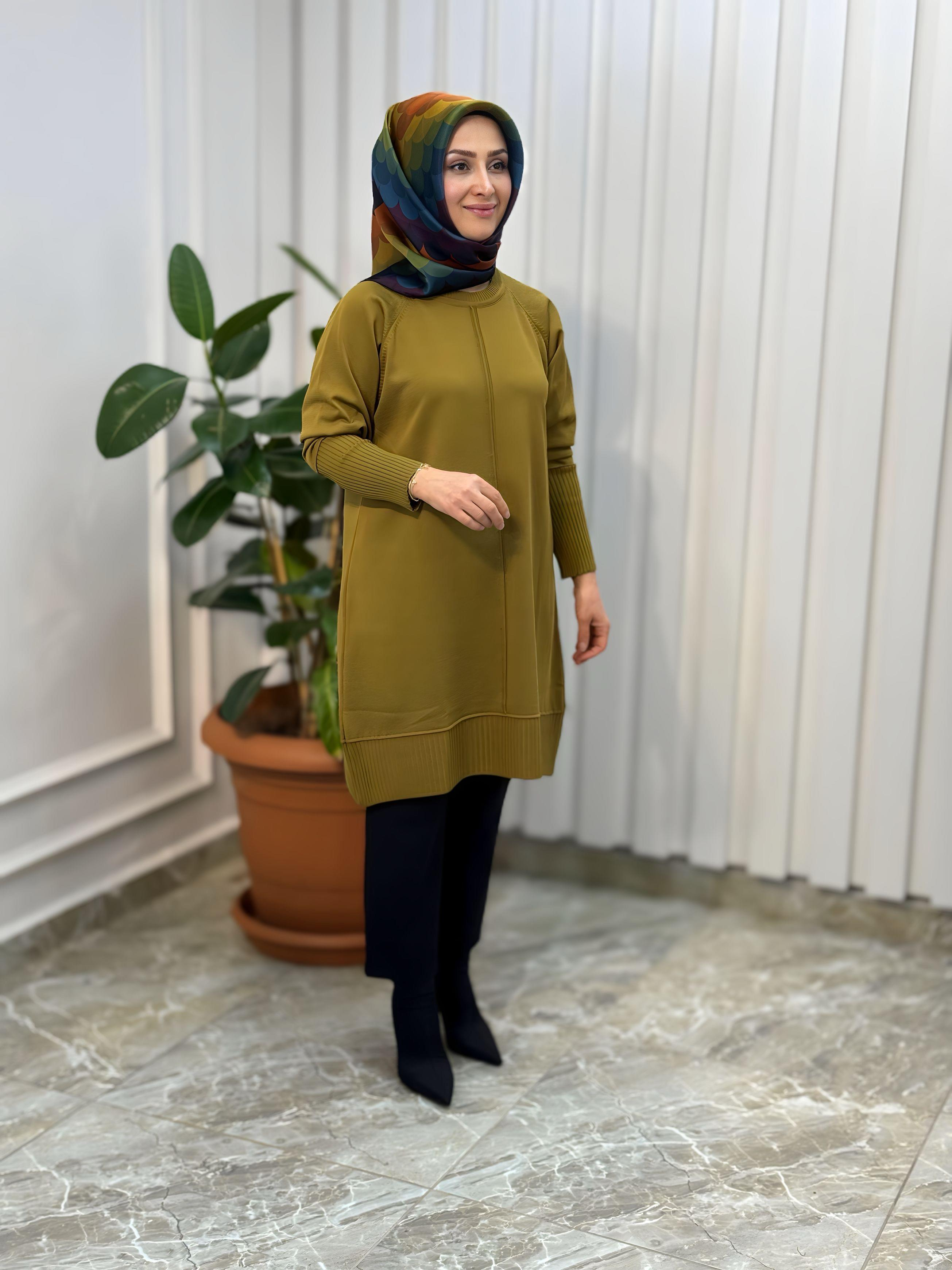 KADO KOLU LASTİKLİ TRİKO TUNİK KT014 