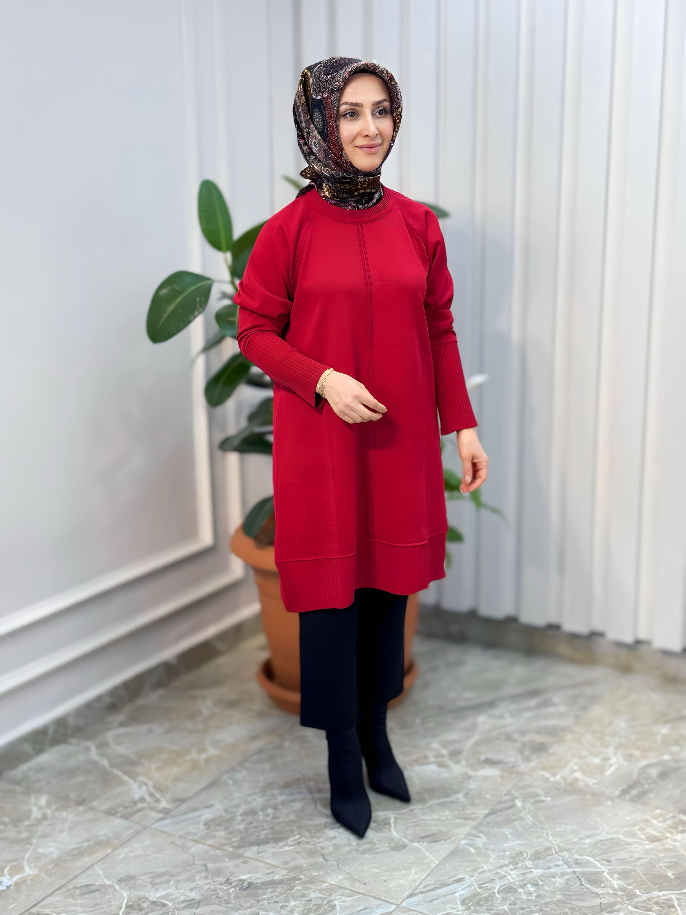 KADO KOLU LASTİKLİ TRİKO TUNİK KT014 