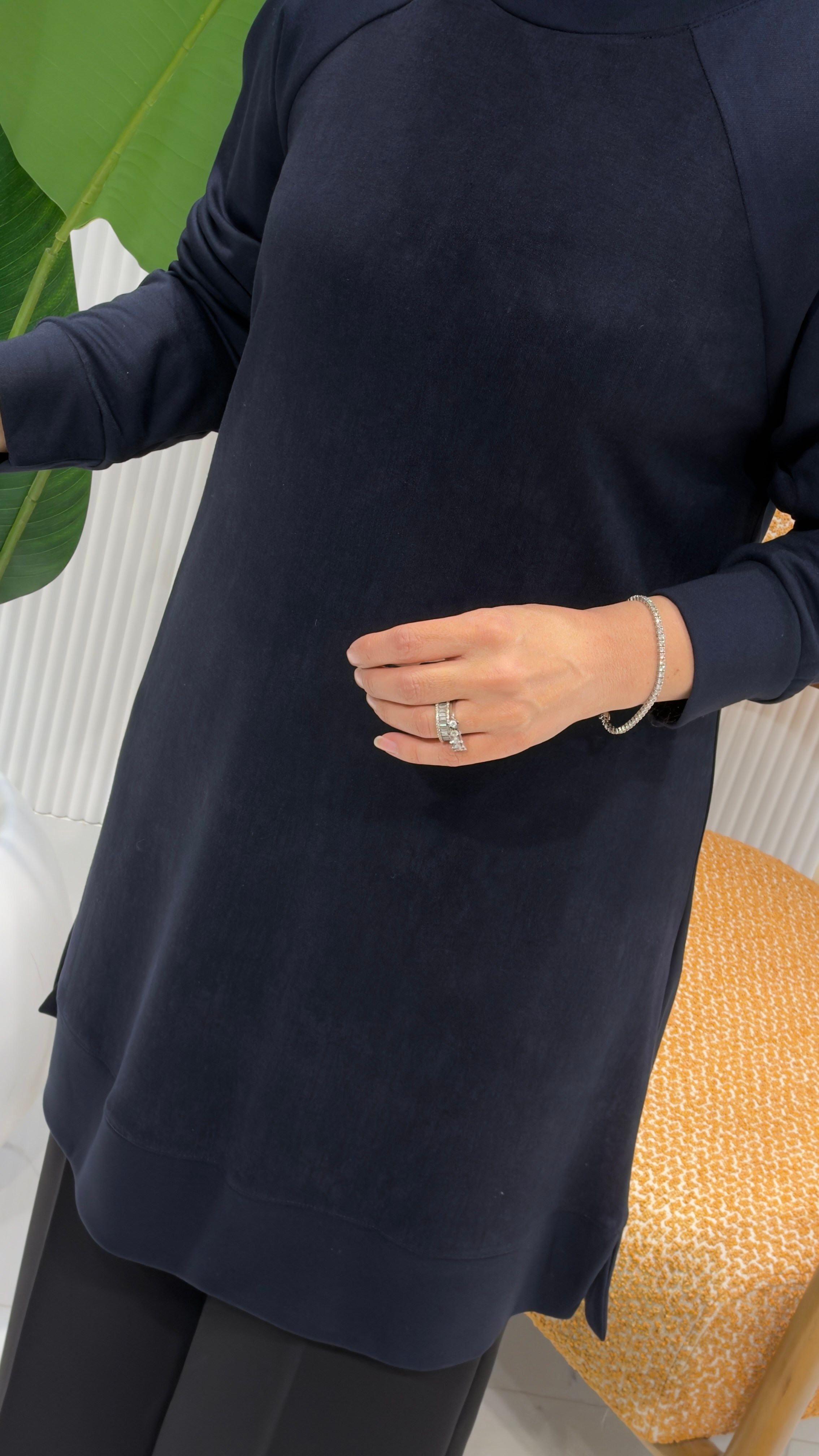 KADO REGLAN KOL TUNİK LACİVERT- 268322