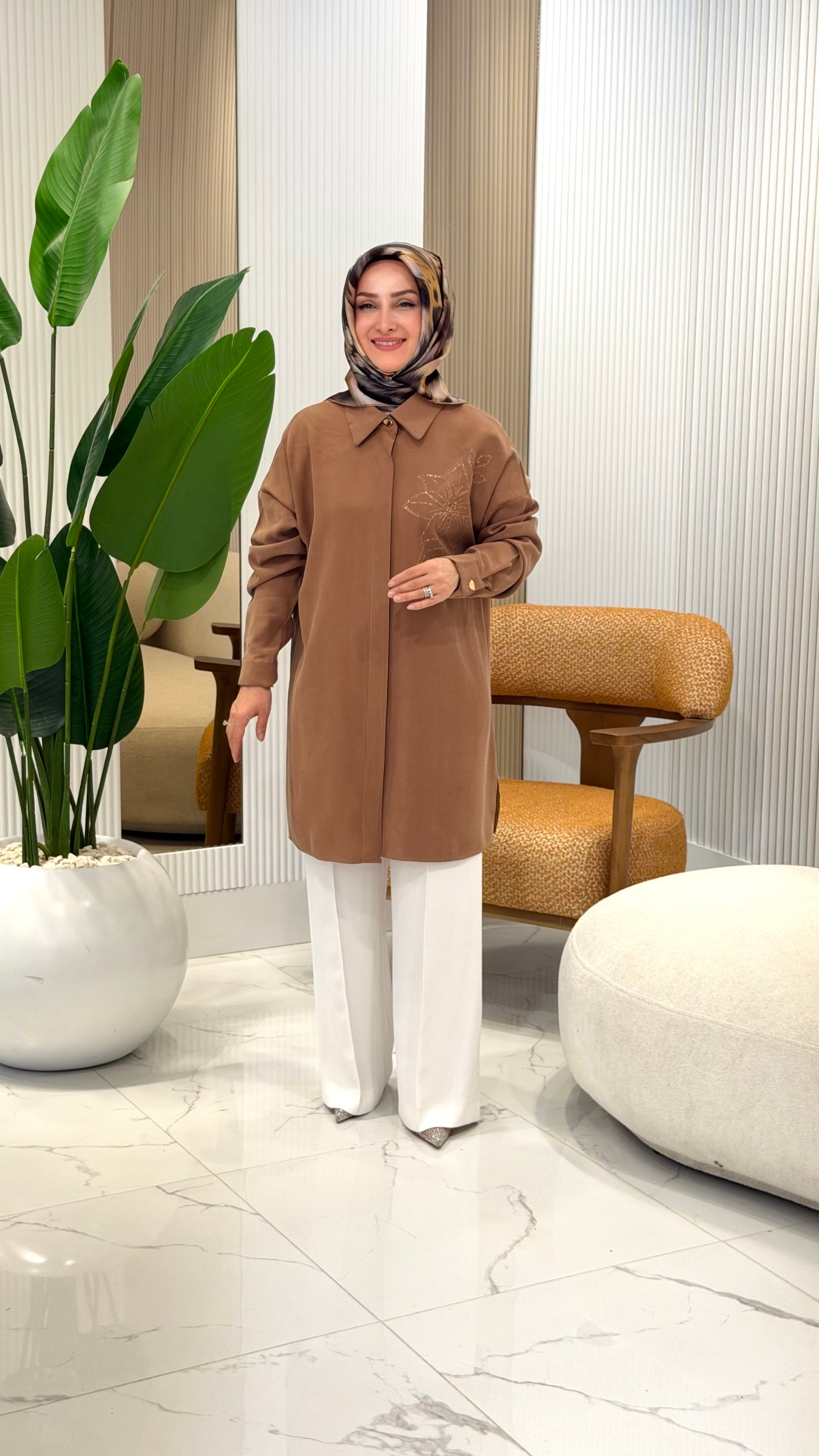 KADO TAŞLI GÖMLEK TABA- 268200