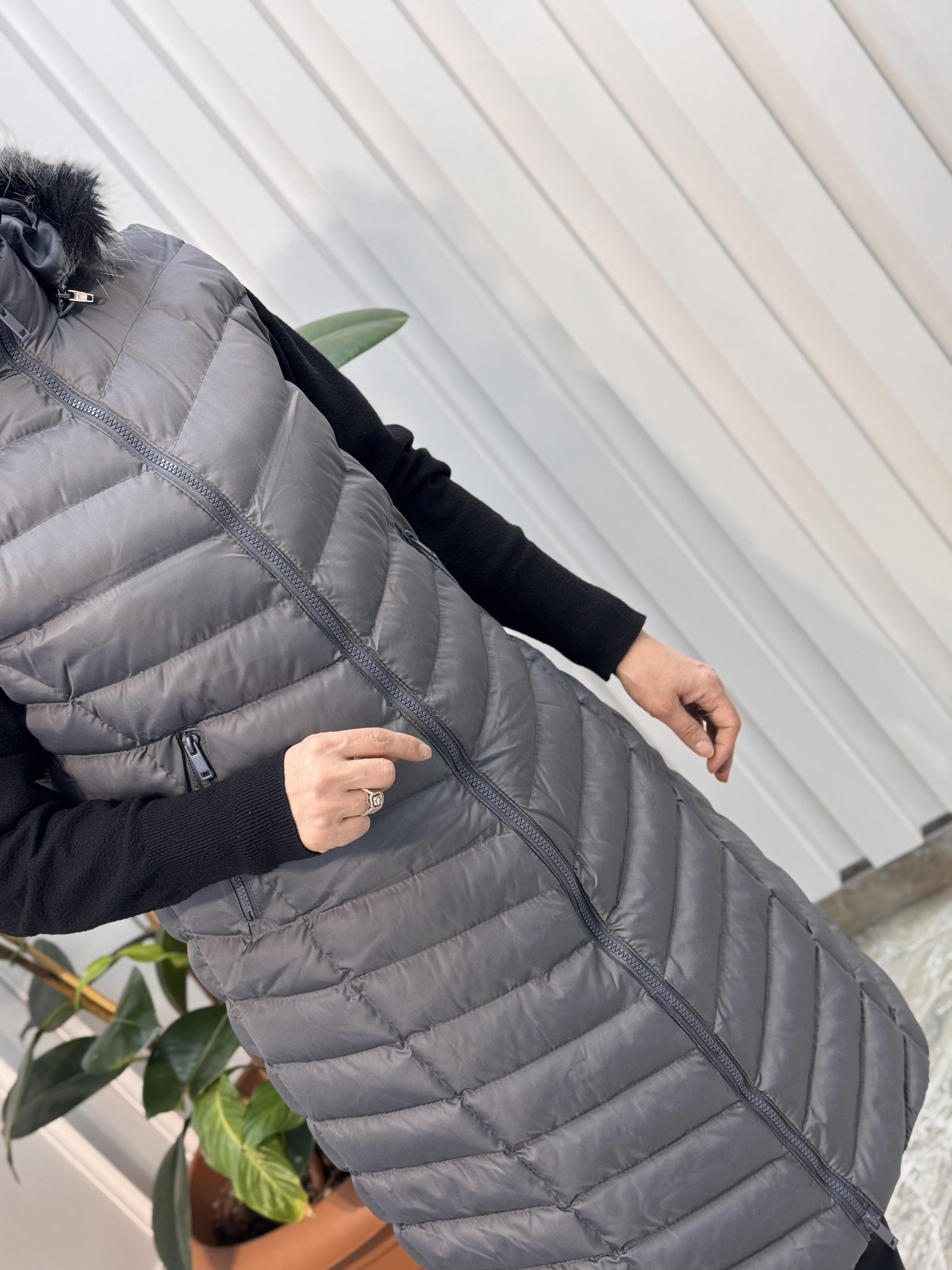 KADO UZUN ŞİŞME YELEK 3025-1