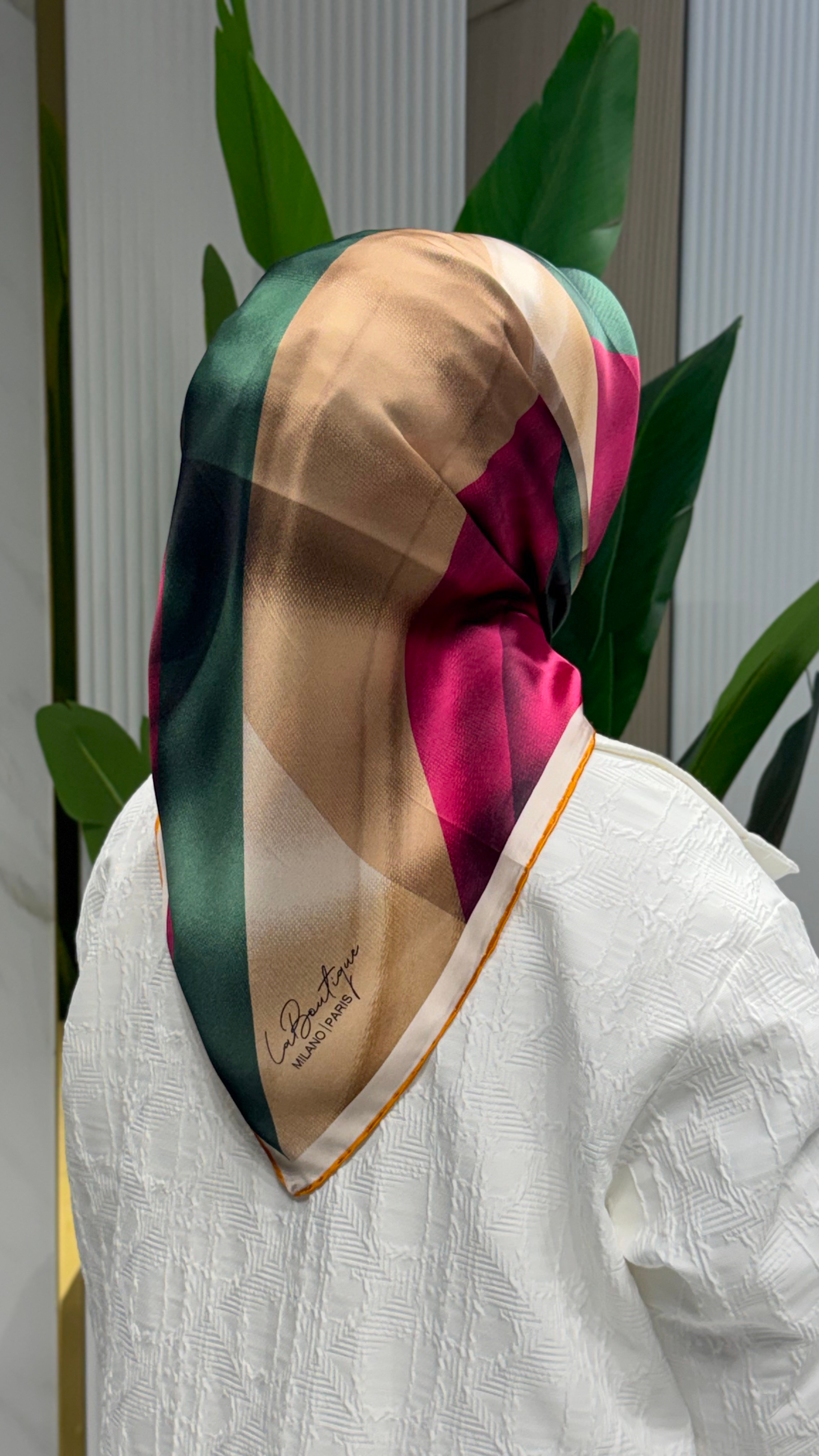 LA BOUTIQUE SURA İPEK EŞARP 1615-04