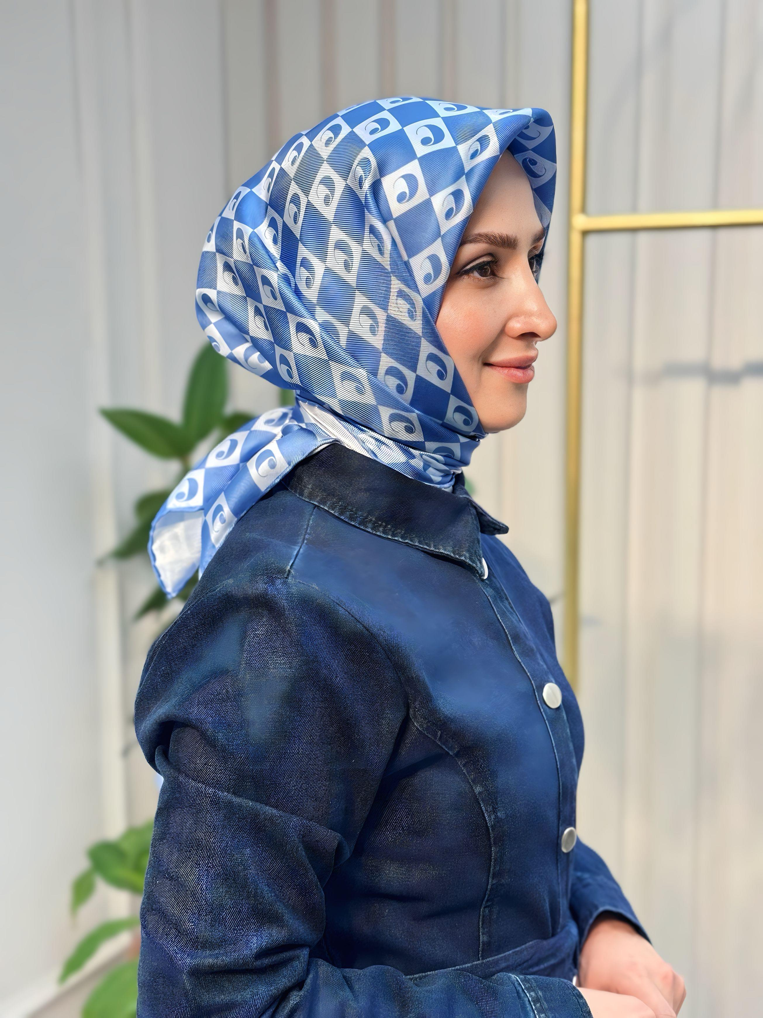 ÖNDEN DÜĞMELİ KEMERLİ KOT ELBİSE-8953