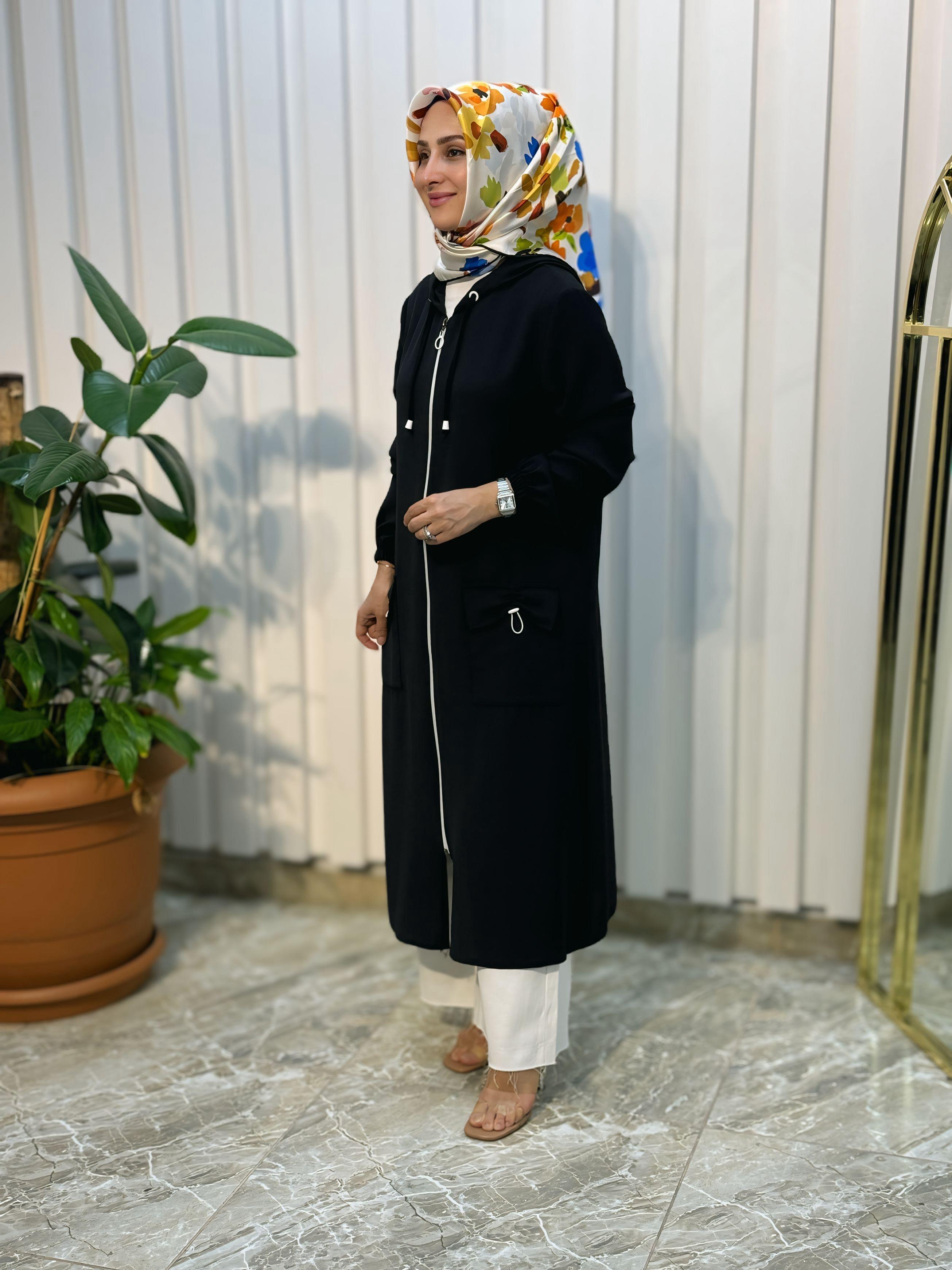 ÖNÜ FERMUARLI CEP DETAYLI GİY-ÇIK-1001