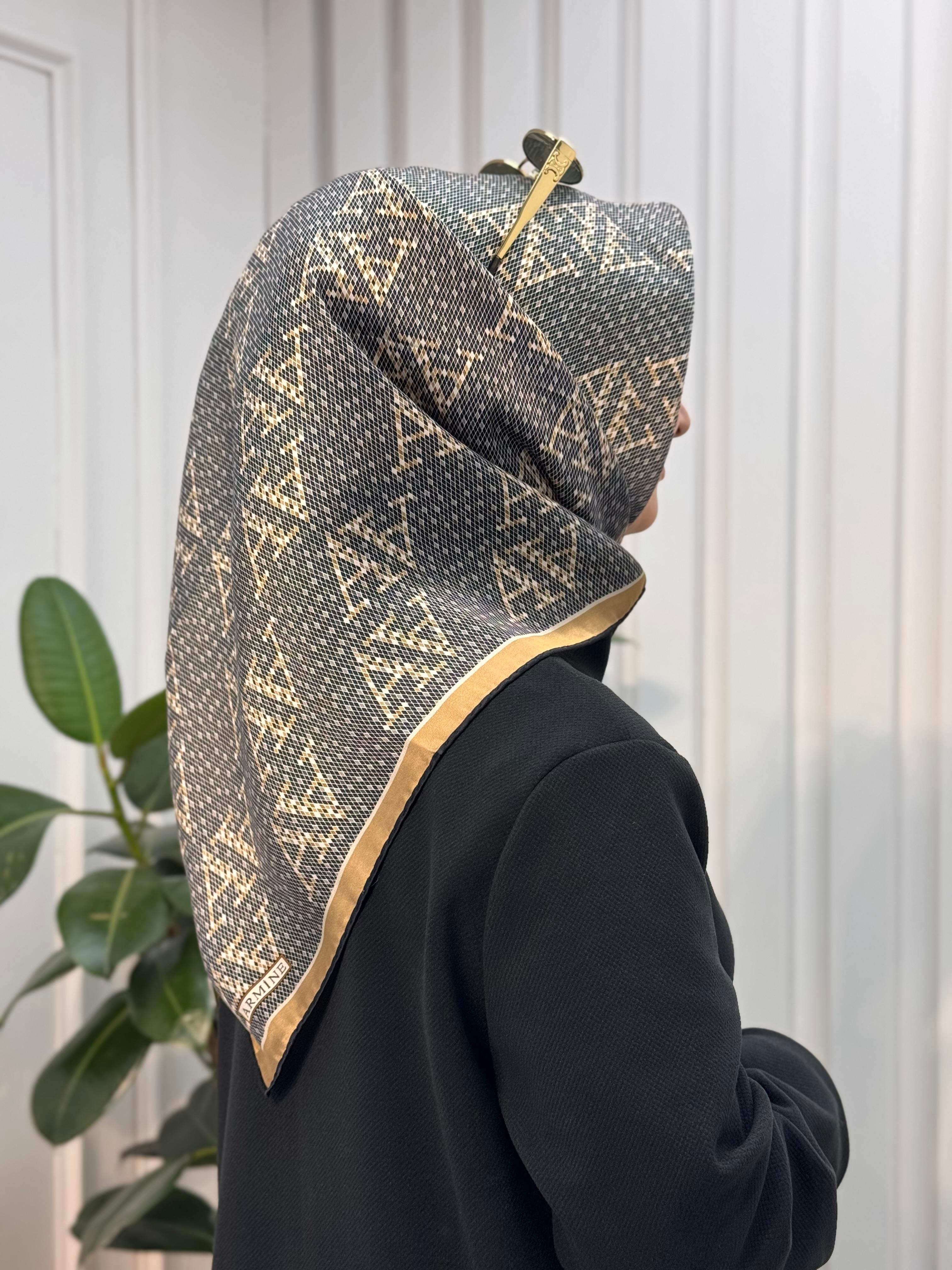 SİYAH-PATLI  DİK YAKALI FLATO CEPLİ KABAN -81011