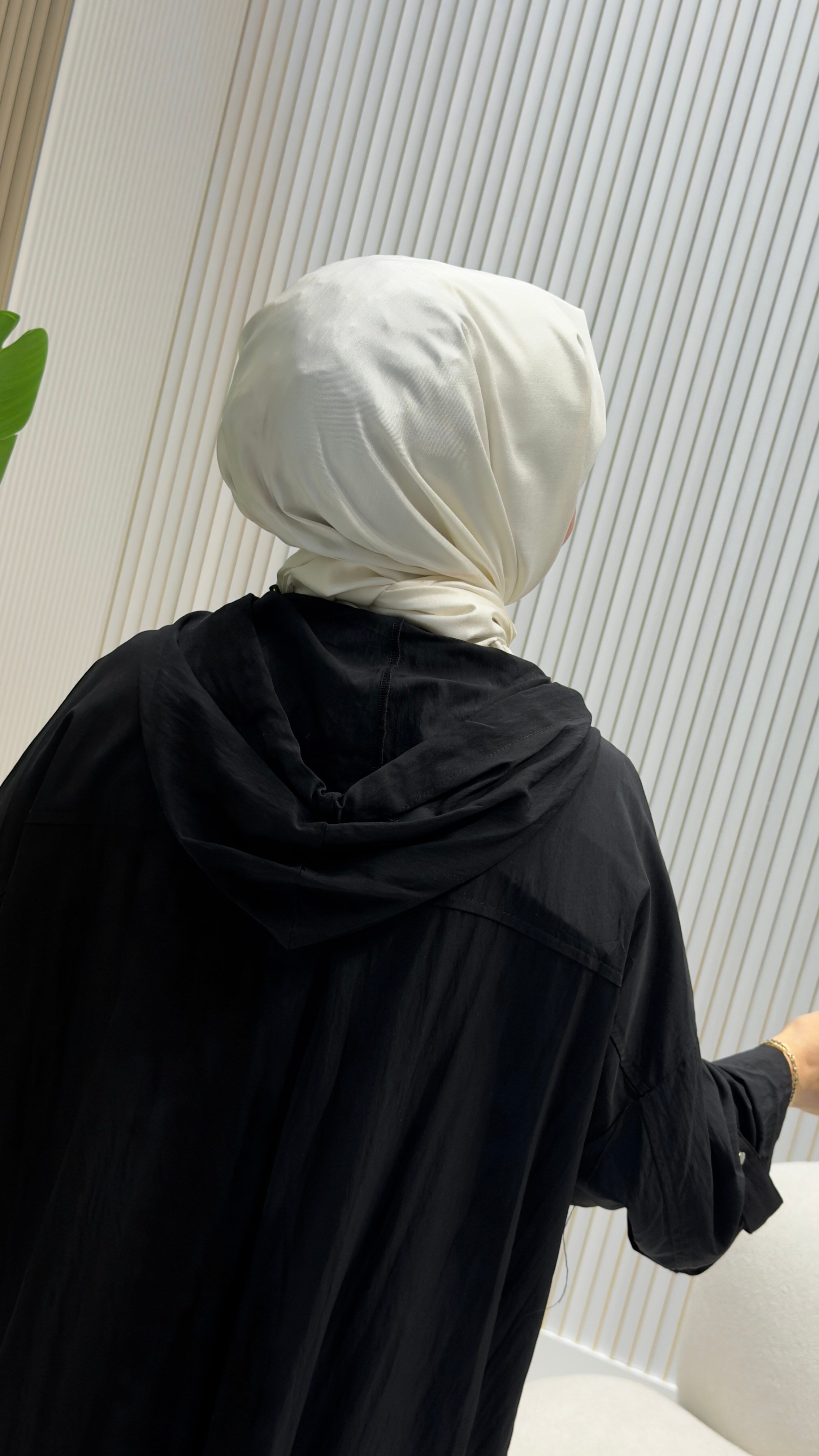 YANLARI ÇITÇITLI OVERSİZE KAP SİYAH 37444