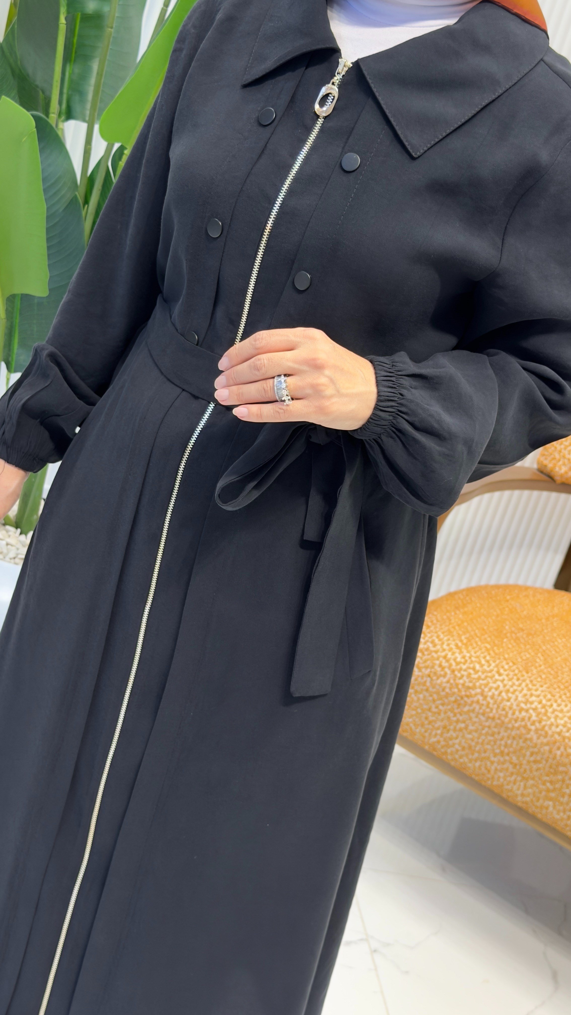 ZIMBA DETAYLI GİYÇIK SİYAH 6139