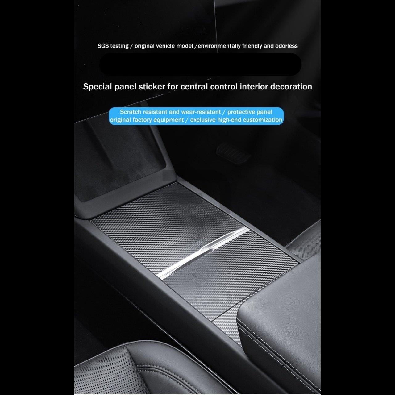 Model Y 2025+ Juniper Orta Konsol Stiker Kaplama