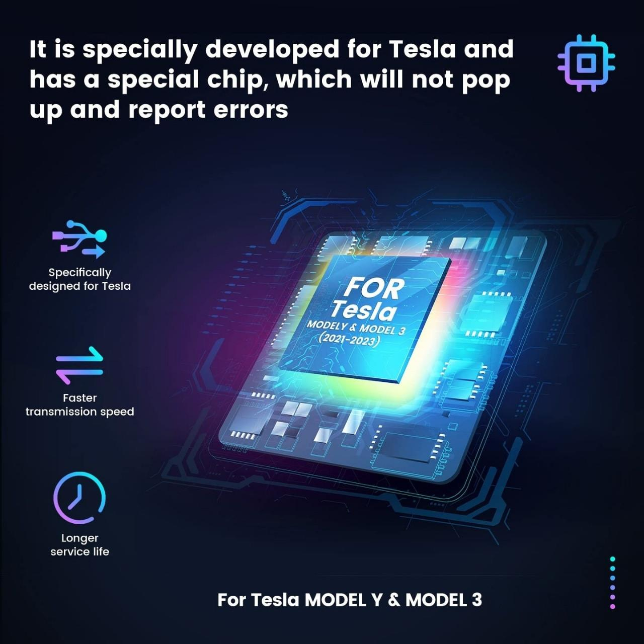 Tesla Model Y 4in1 Glove Box (Torpido USB Çoğaltıcı)
