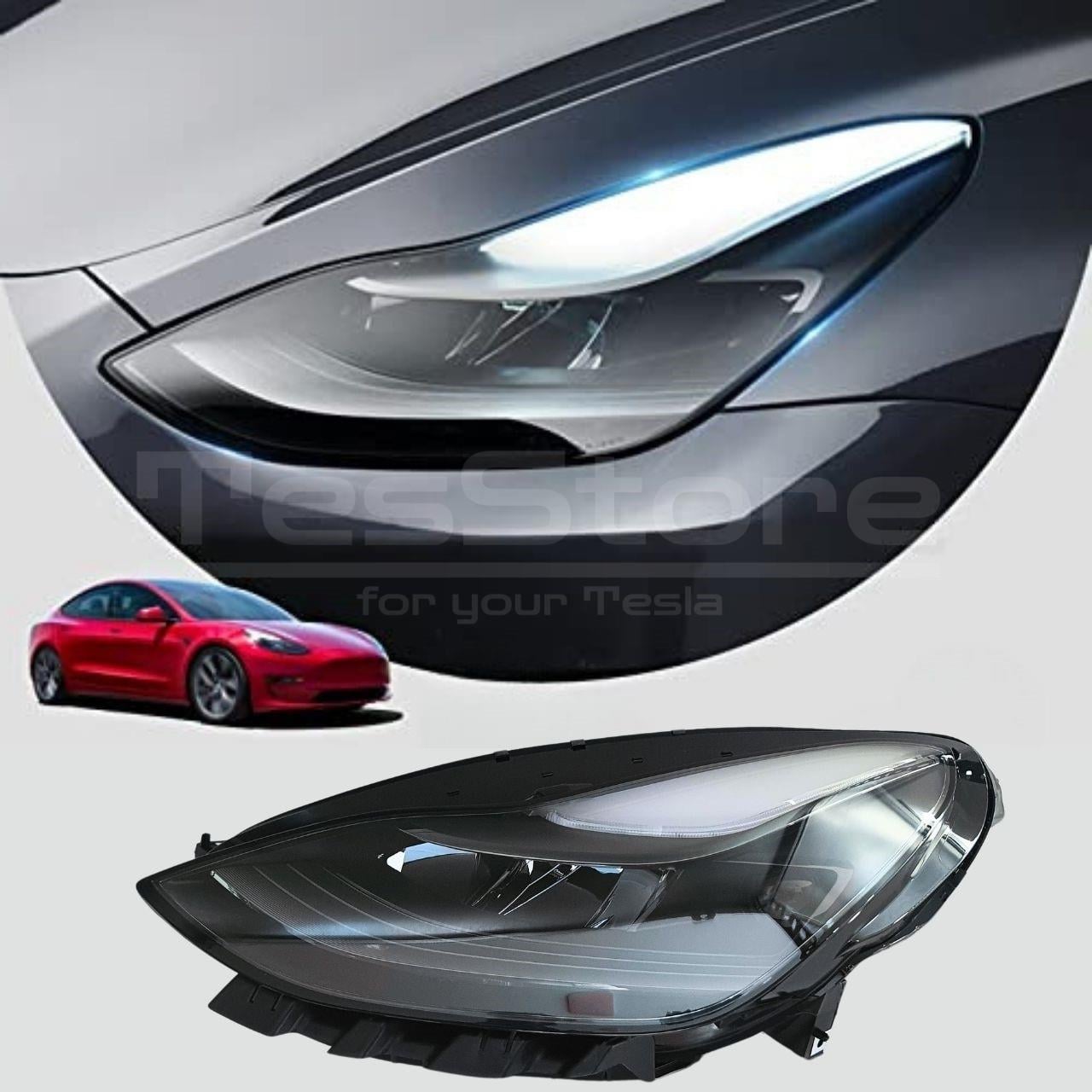 Tesla Model Y Ön Sol Far 1077371-1077372-00-K