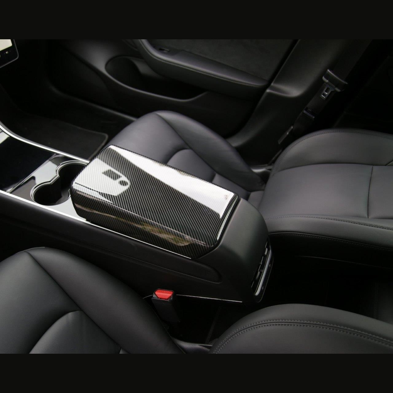 Tesla Model Y/3 Karbon Kol Dayama Kaplaması