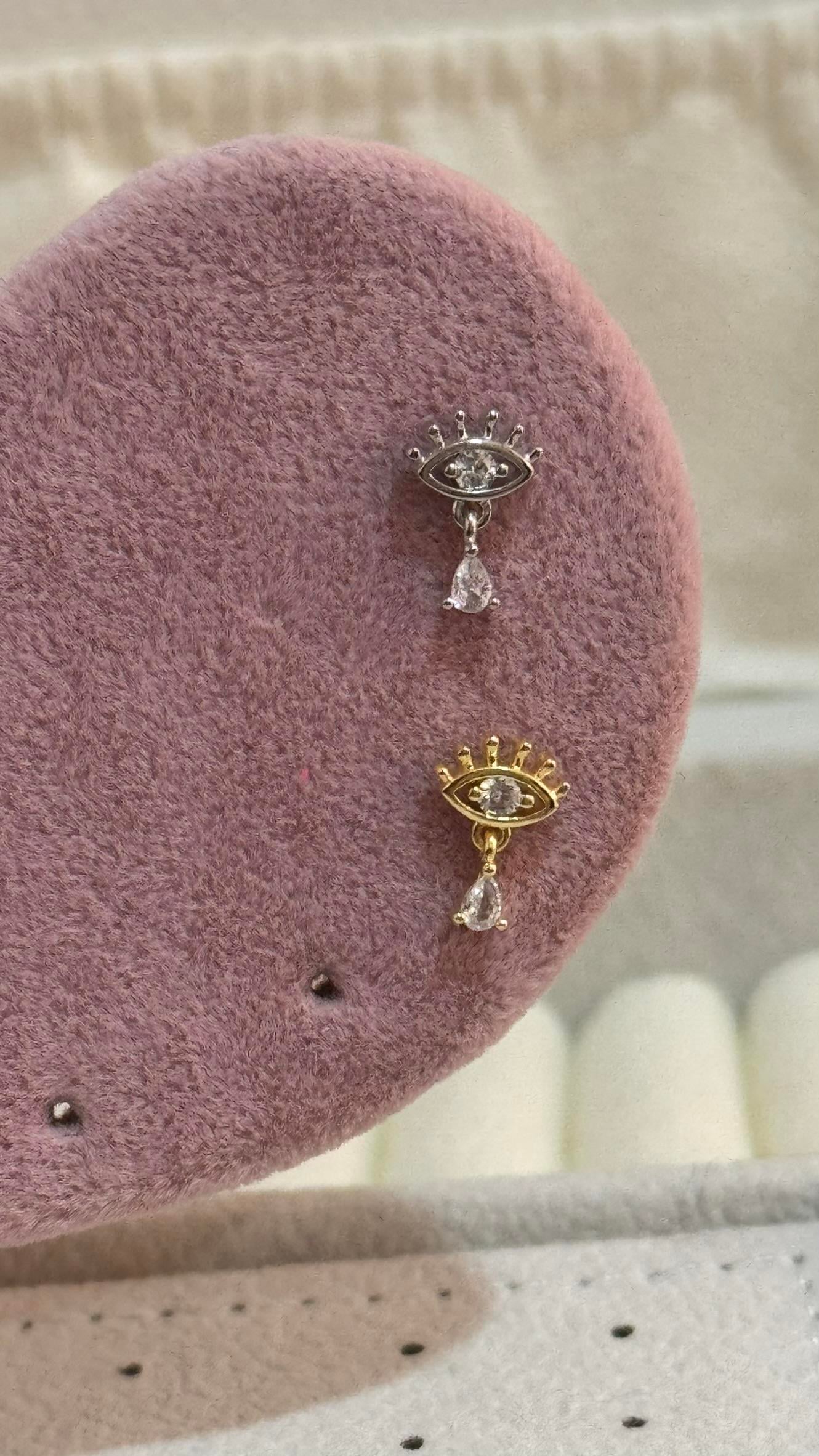 Çelik Tragus Helix Sallantılı Piercing