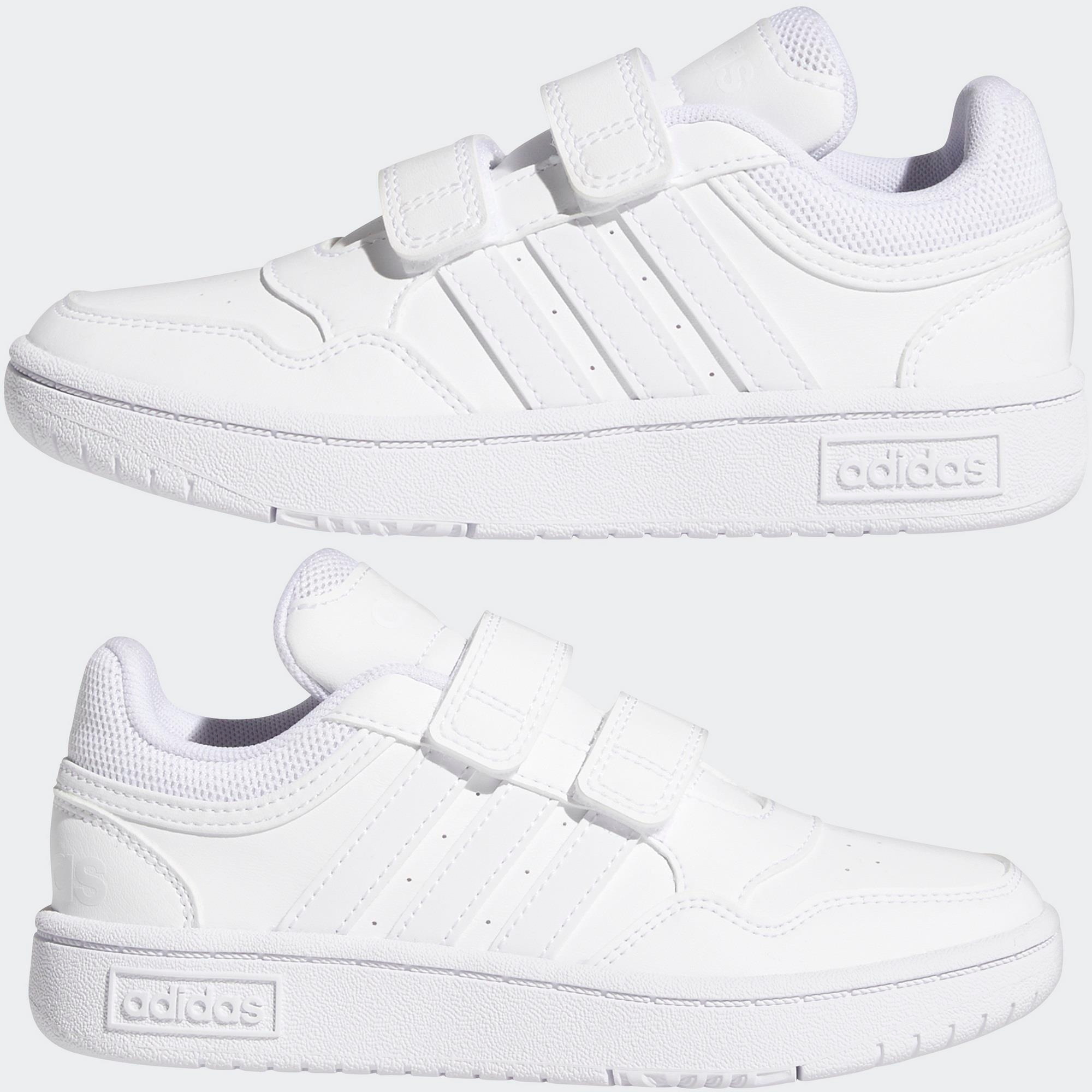 Adidas-Adidas Hoops 3.0 Cf C Çocuk Beyaz Sneaker Ayakkabı-Sneaker-GW0436