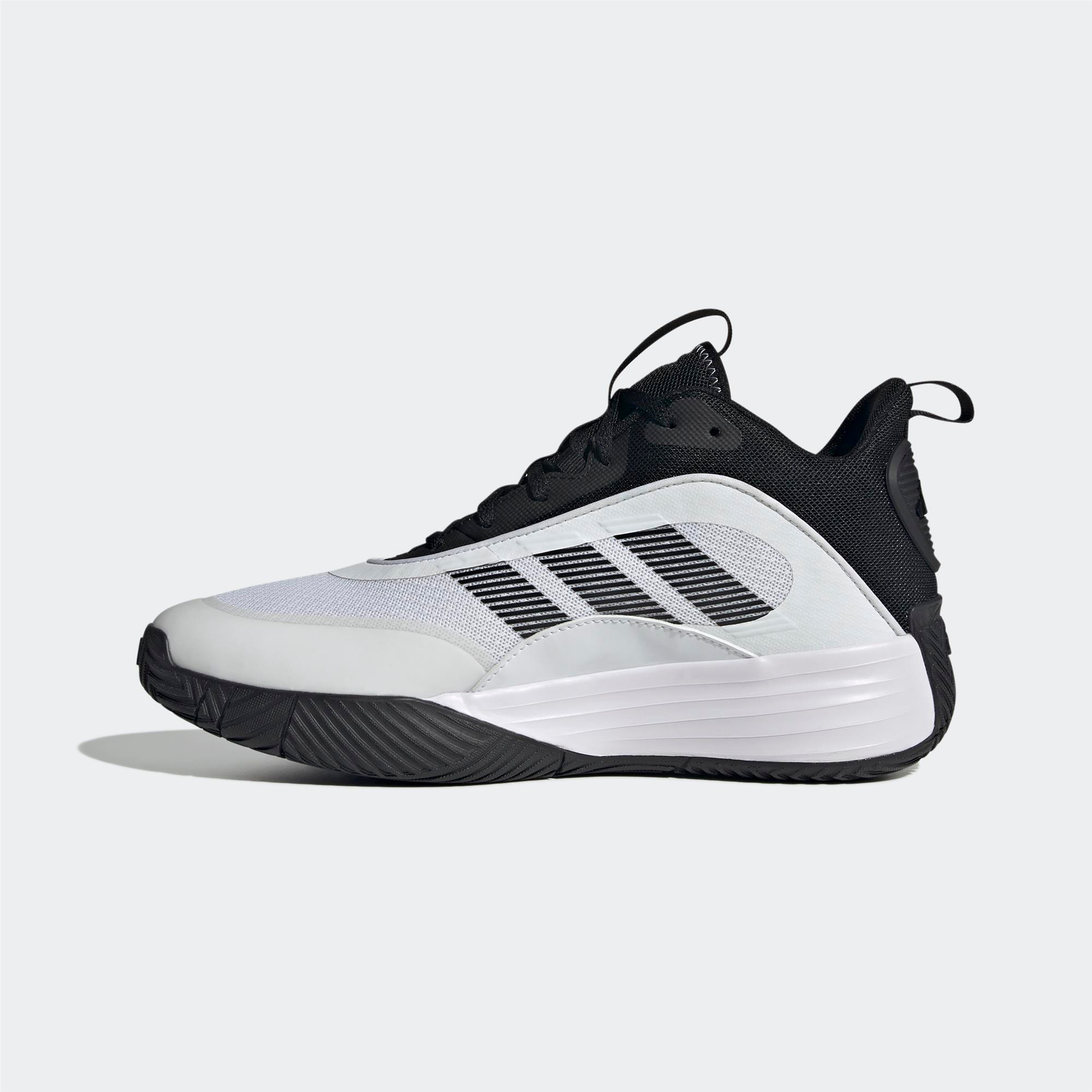 Adidas-Adidas Ownthegame 3.0 Erkek Gri Basketbol Ayakkabı-Basketbol-IF4565