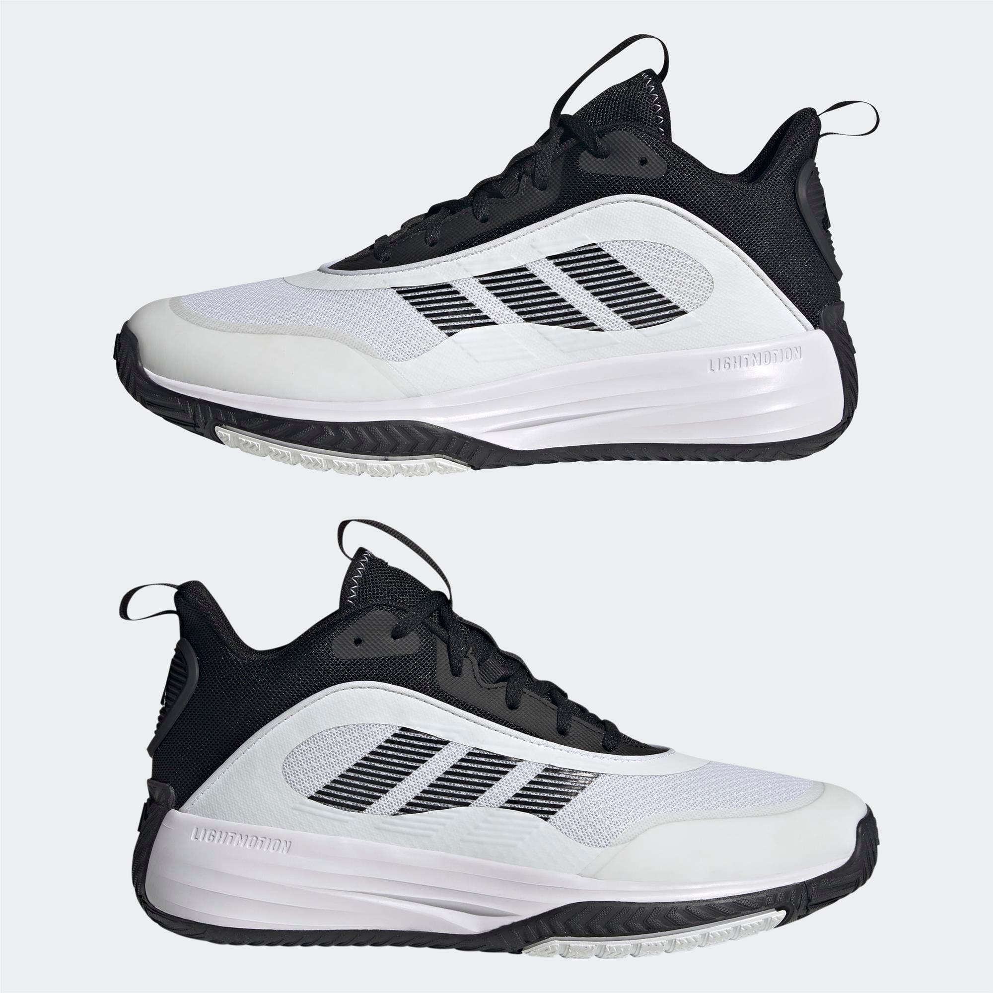 Adidas-Adidas Ownthegame 3.0 Erkek Gri Basketbol Ayakkabı-Basketbol-IF4565