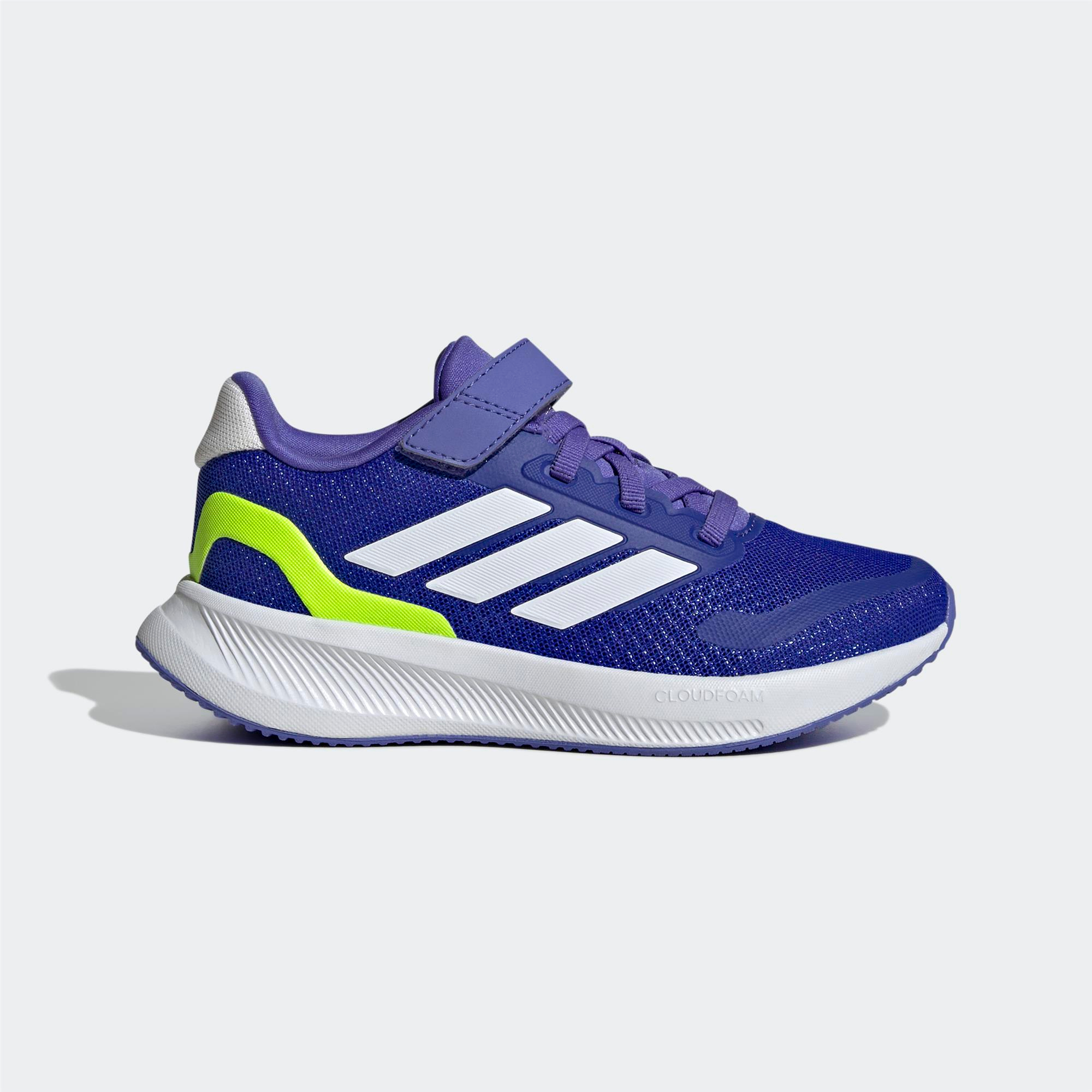 Adidas-Adidas Runfalcon 5 EL C Çocuk Lacivert Koşu Ayakkabısı-Koşu&Yürüyüş-IE8576
