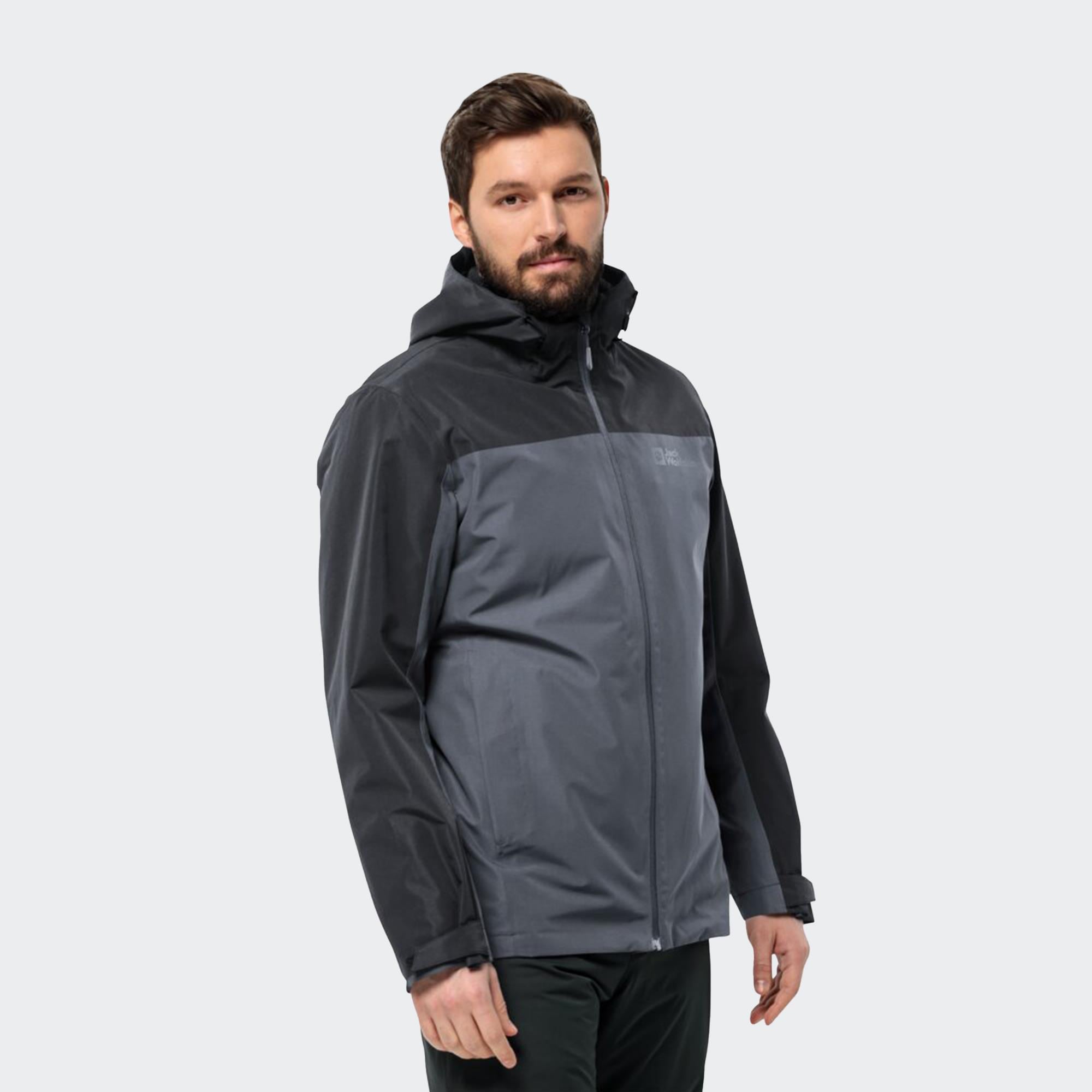 Jack Wolfskin-Taubenberg 3In1 Jkt M-Outdoor Ceket-1115311-635