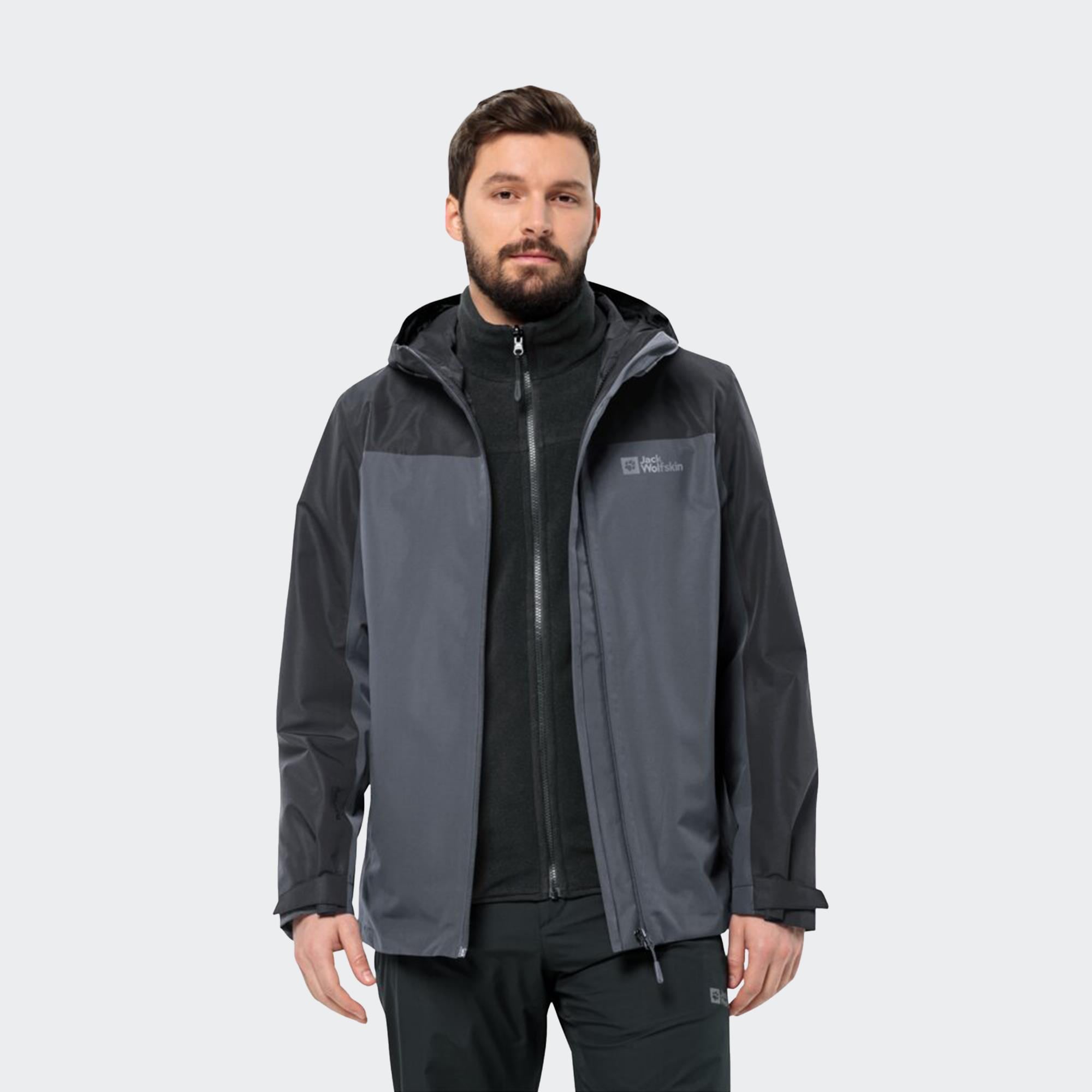 Jack Wolfskin-Taubenberg 3In1 Jkt M-Outdoor Ceket-1115311-635