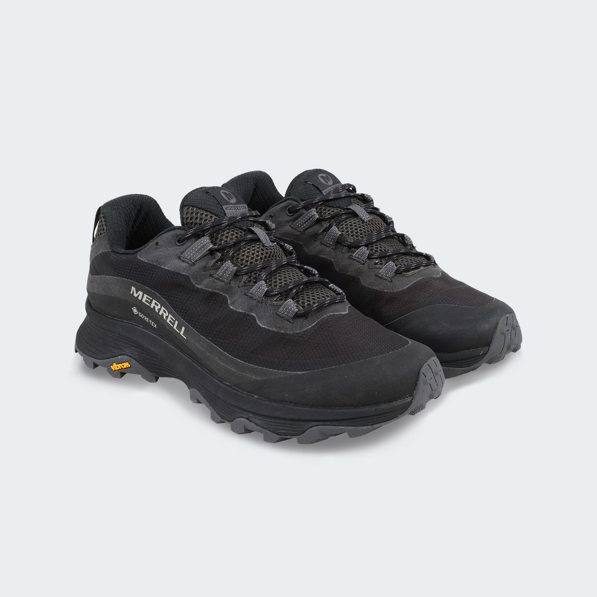 Merrell-Merrell Moab Speed Gore-Tex Erkek Siyah Outdoor Ayakkabı-Outdoor-J067083