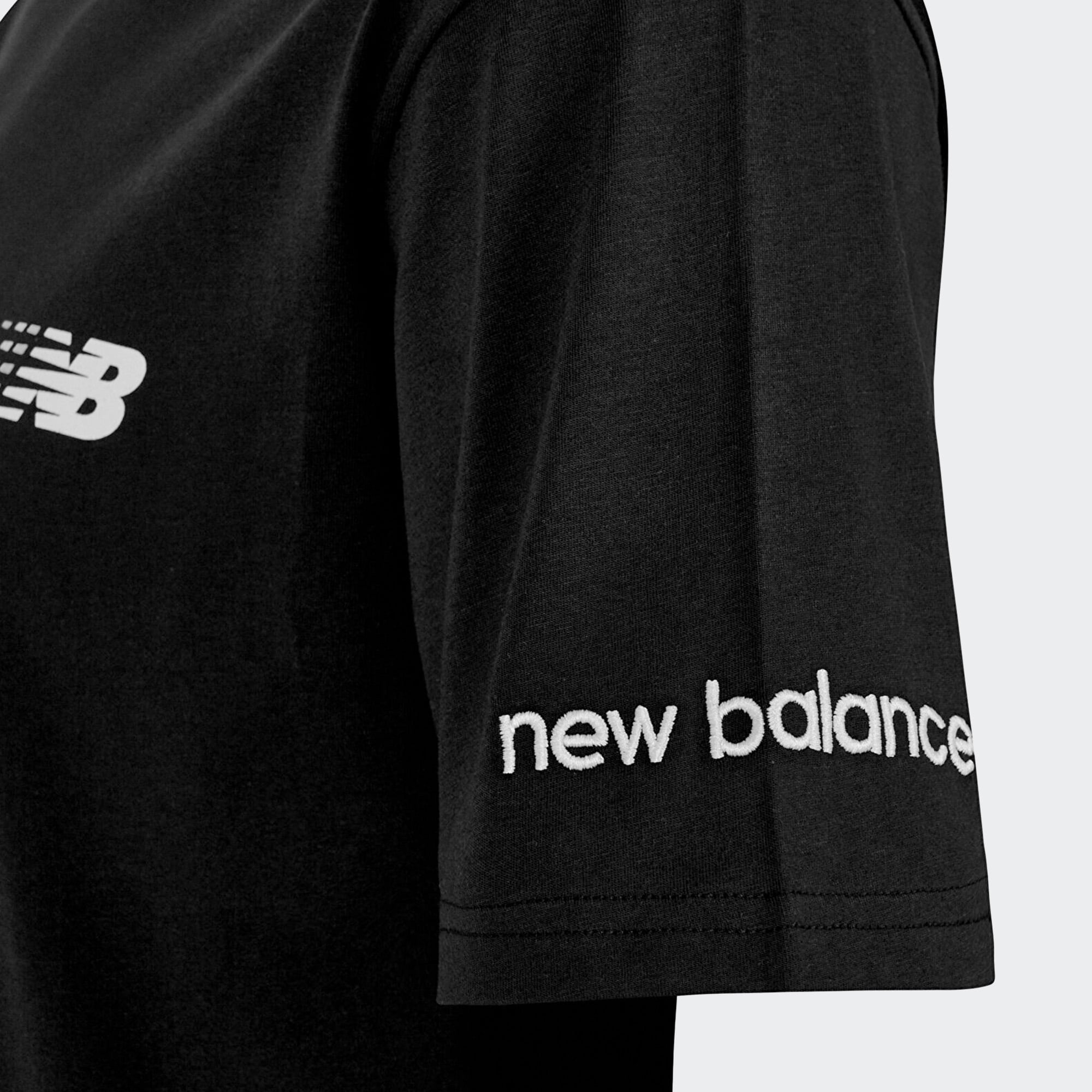 New Balance-NB Lifestyle Men T-Shirt-T-Shirt-MNT1644-BKS