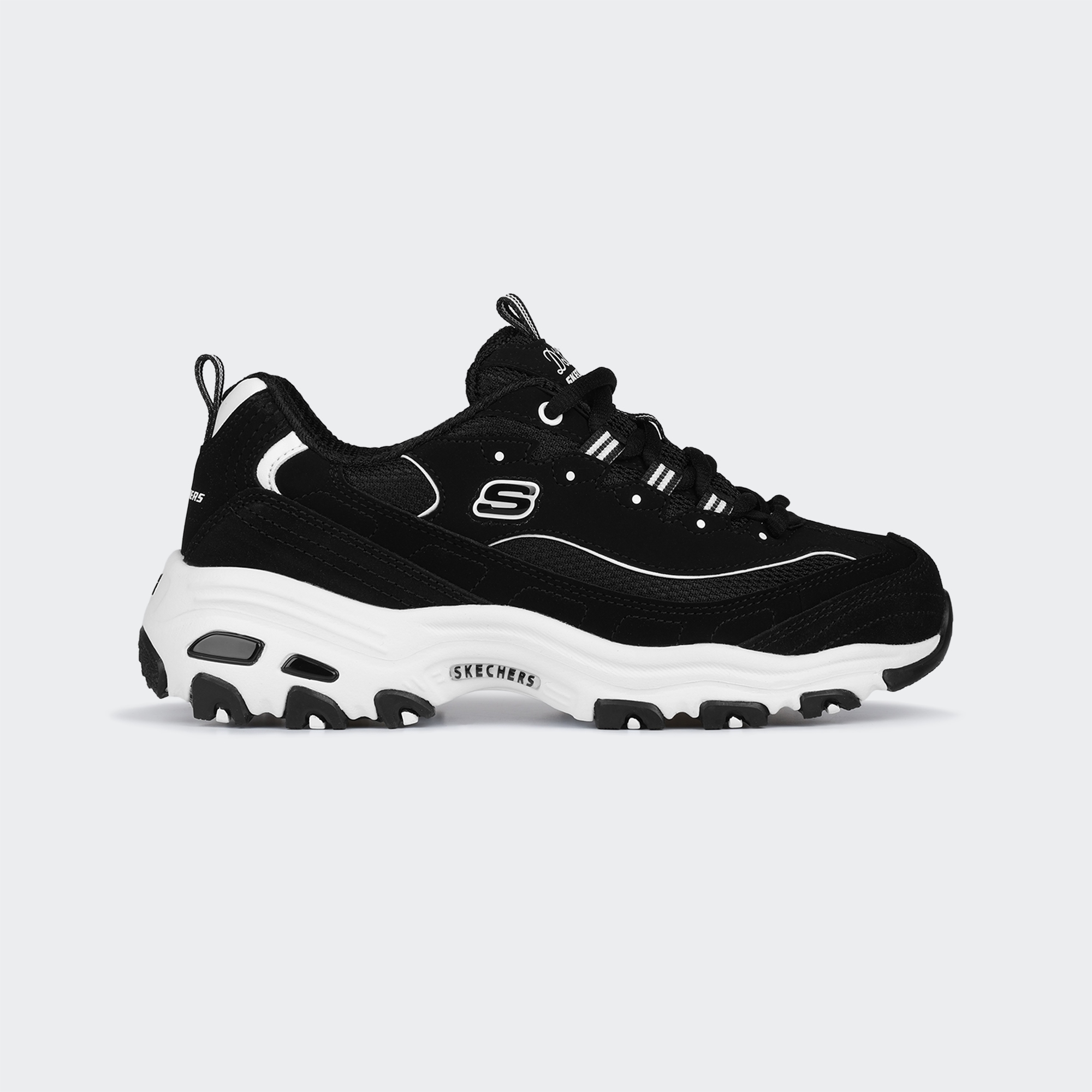 Skechers-D'Lites - March Forward-Sneaker-13148BKW40