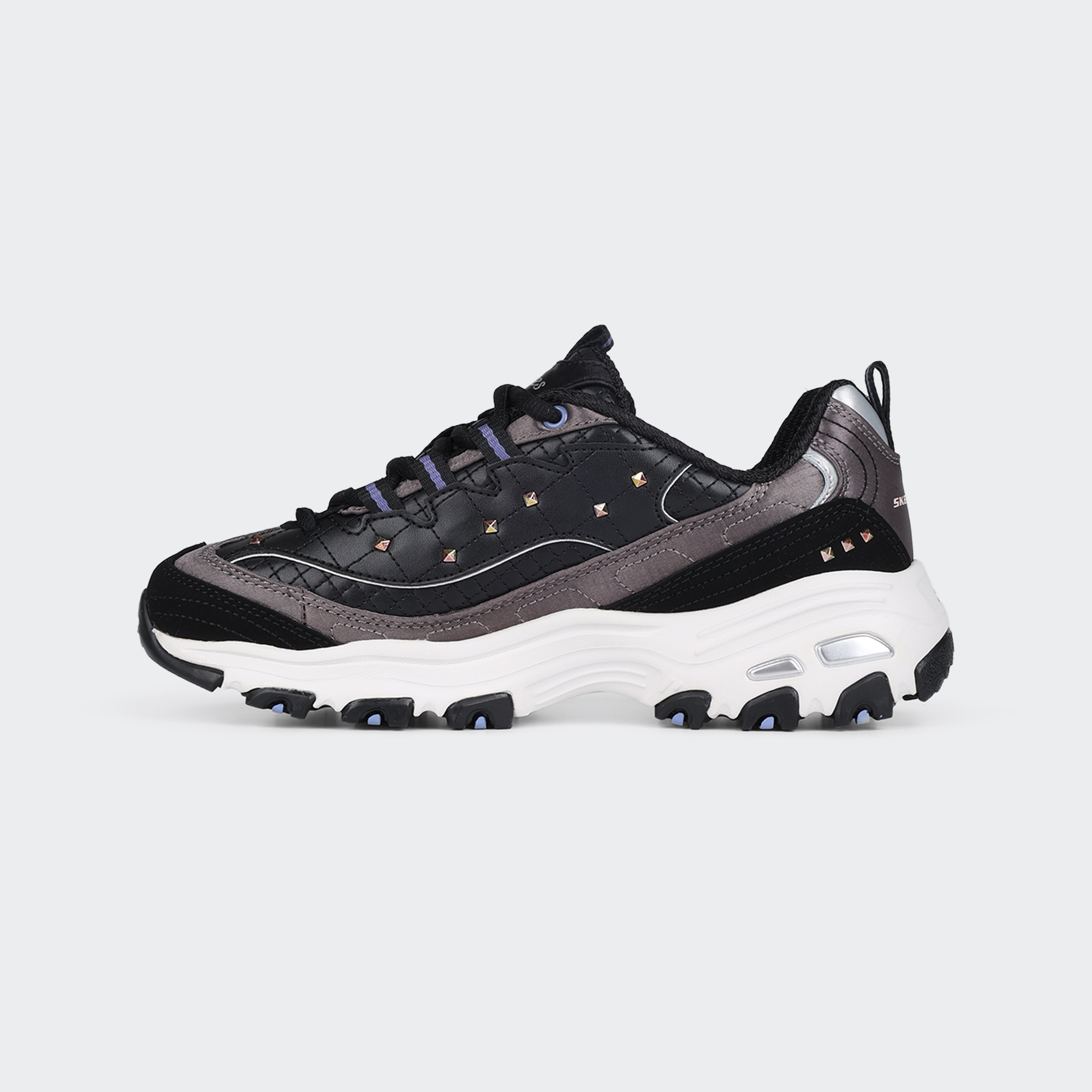 Skechers-D'Lites - Vibrant Night-Sneaker-149630BKSL