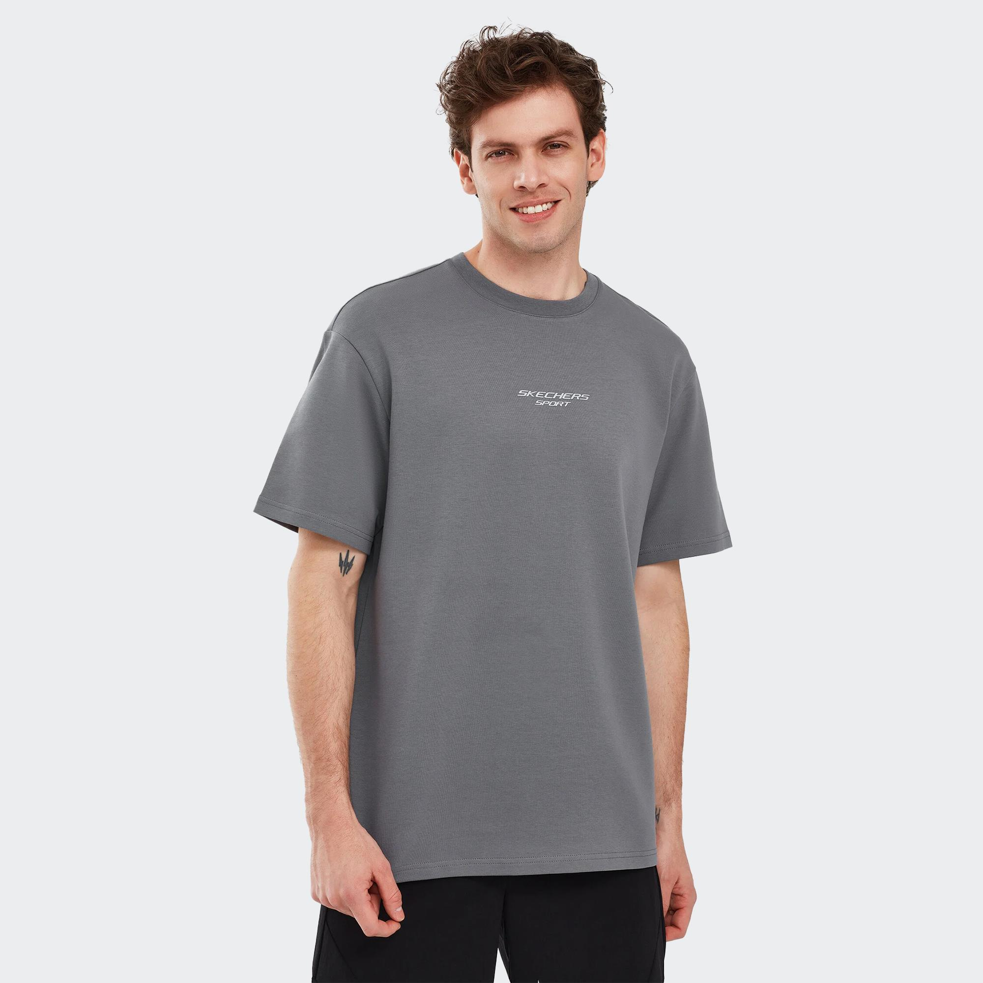 Skechers-Graphic T-shirt M Short Sleeve-T-Shirt-S231094003