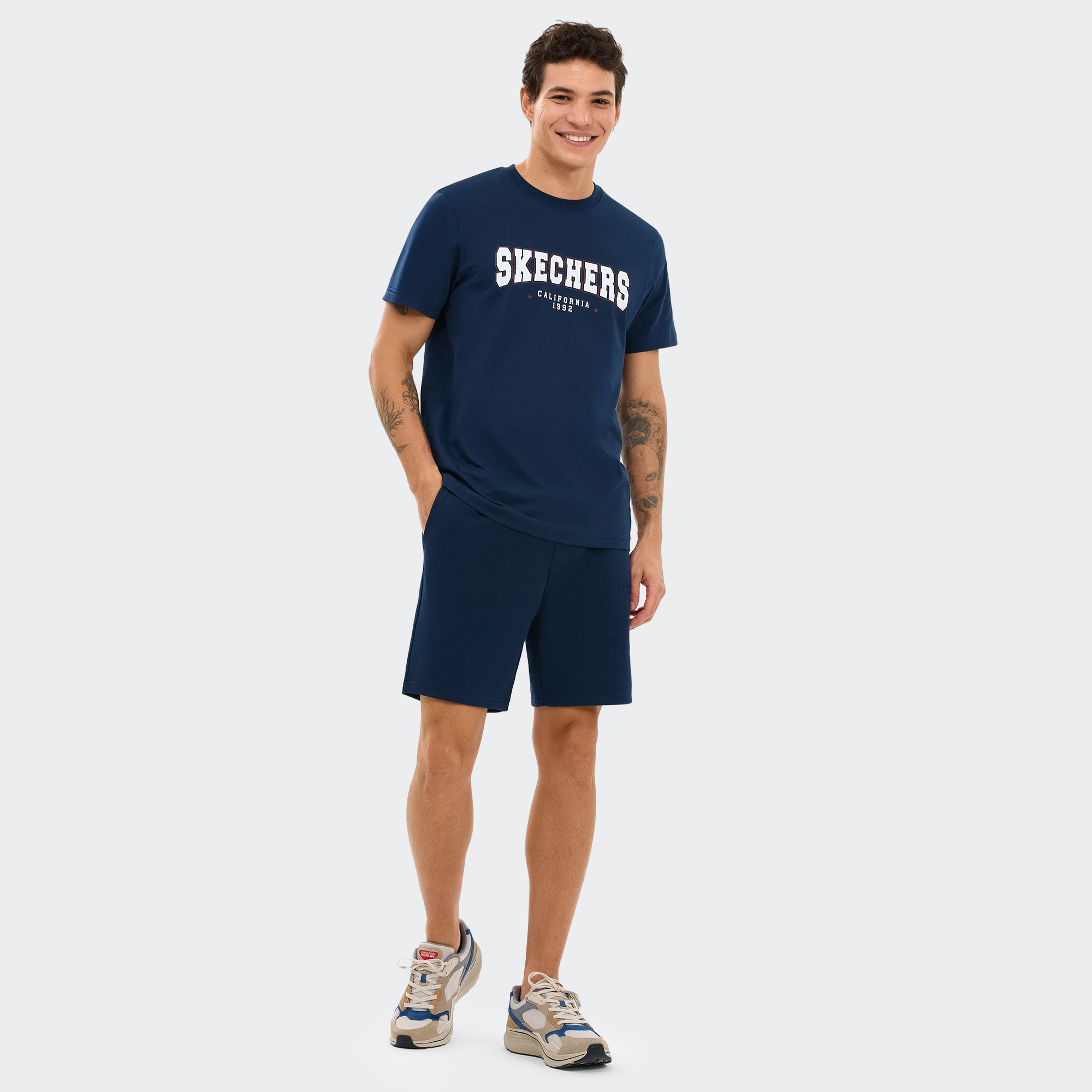 Skechers-M Essential Sweat Short-Şort-S2610004-0505