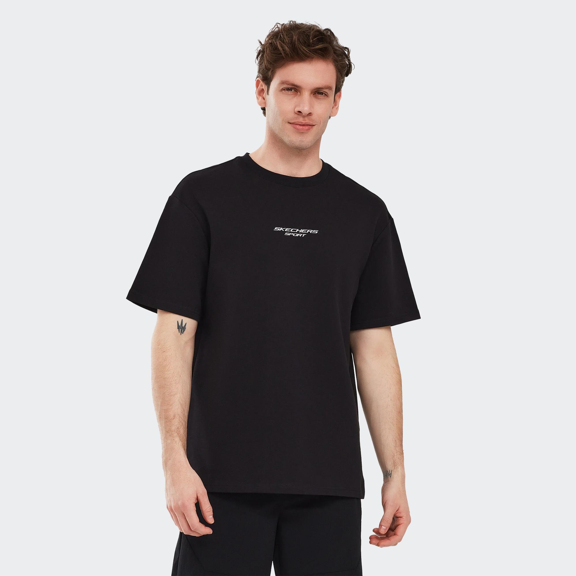 Skechers-M Graphic Tee Reflect Logo Oversize T-shirt-T-Shirt-S231094001