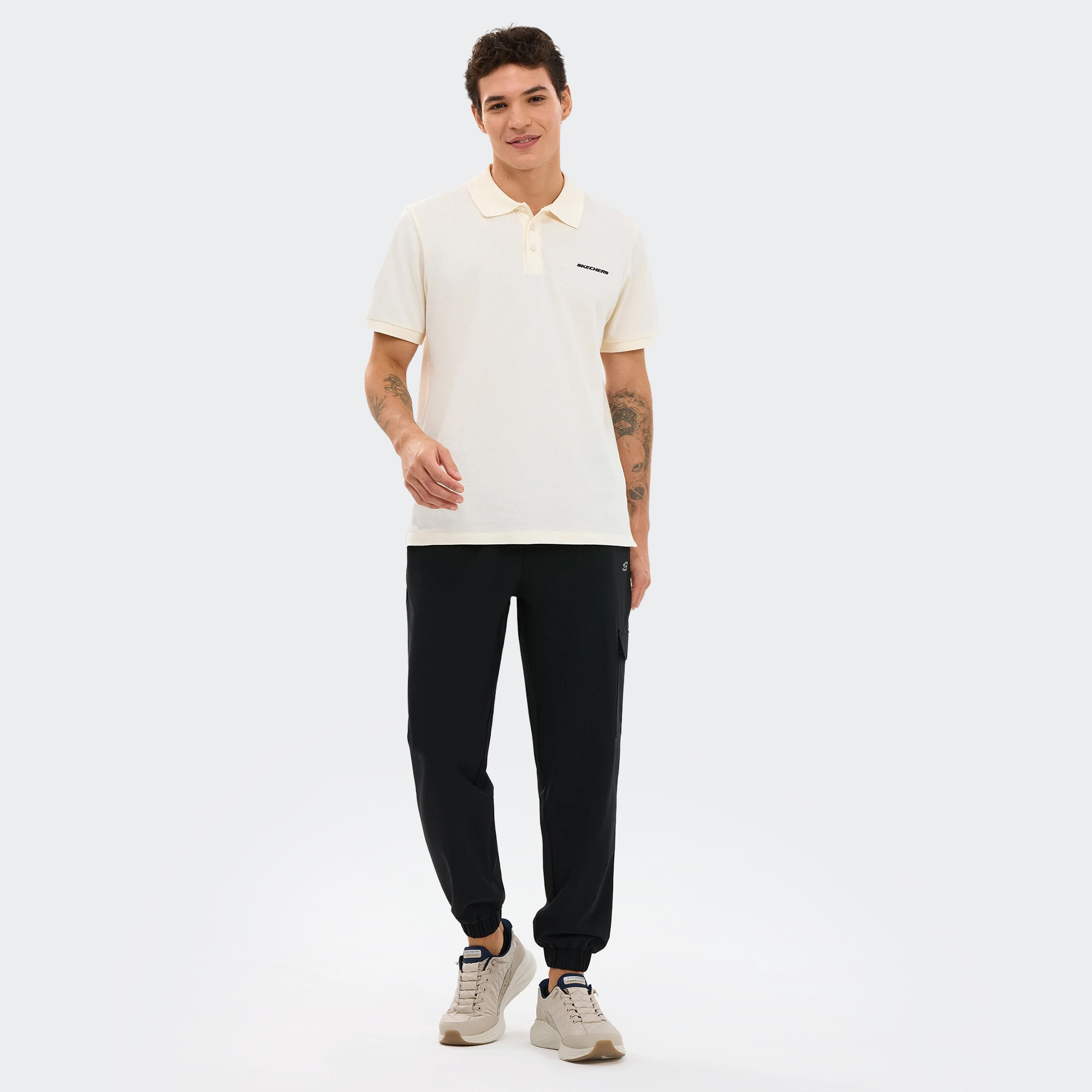 Skechers-M Short Sleeve Polo-T-Shirt-S211800-1208XL