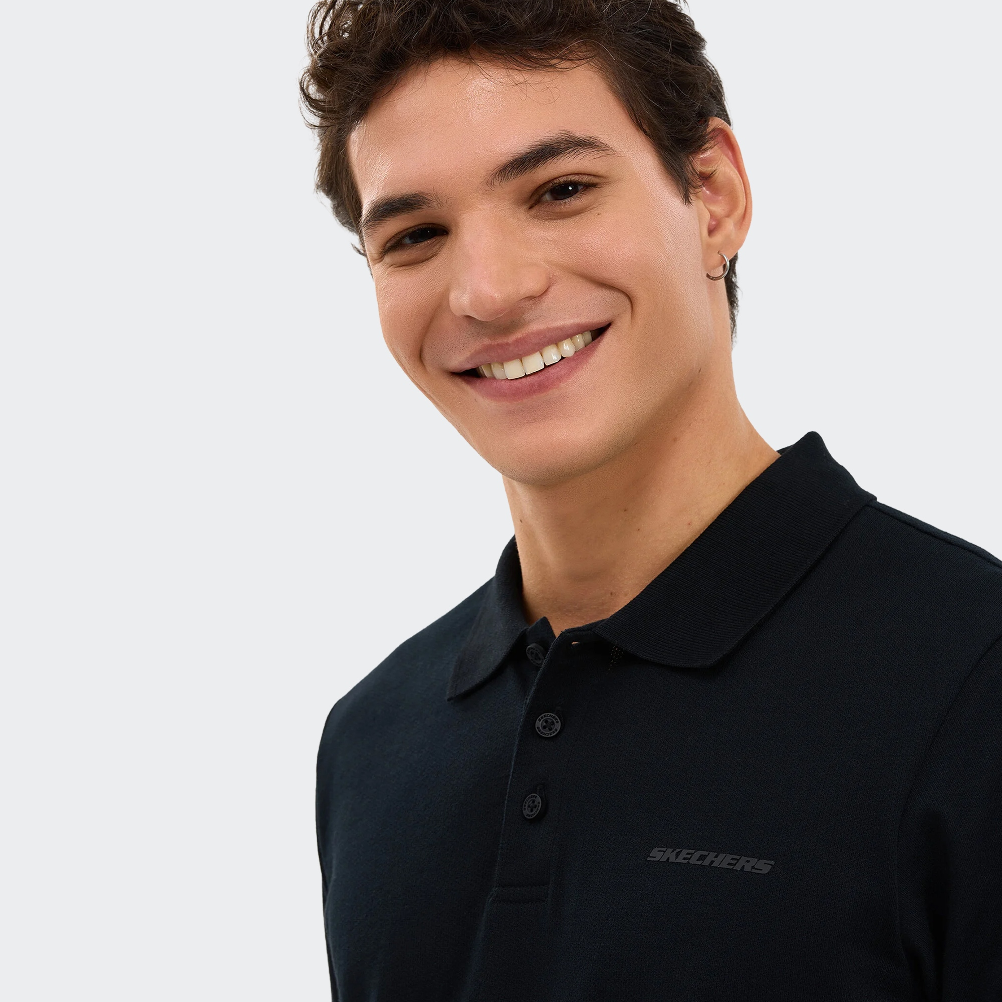 Skechers-M Short Sleeve Polo-T-Shirt-S211800-3817L