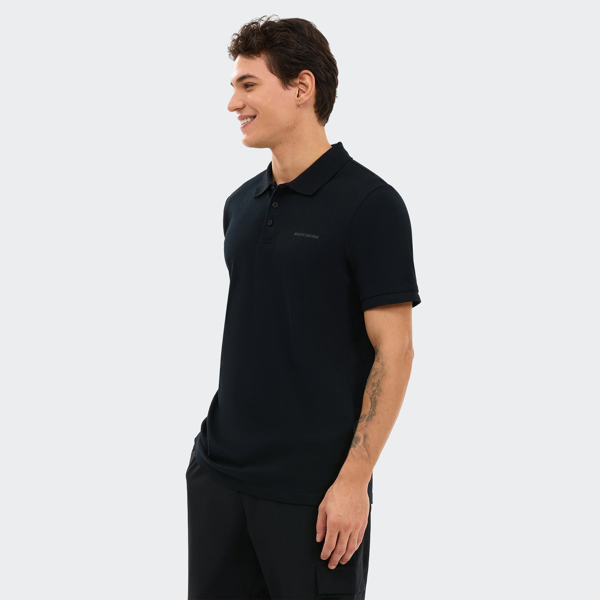 Skechers-M Short Sleeve Polo-T-Shirt-S211800-3817L
