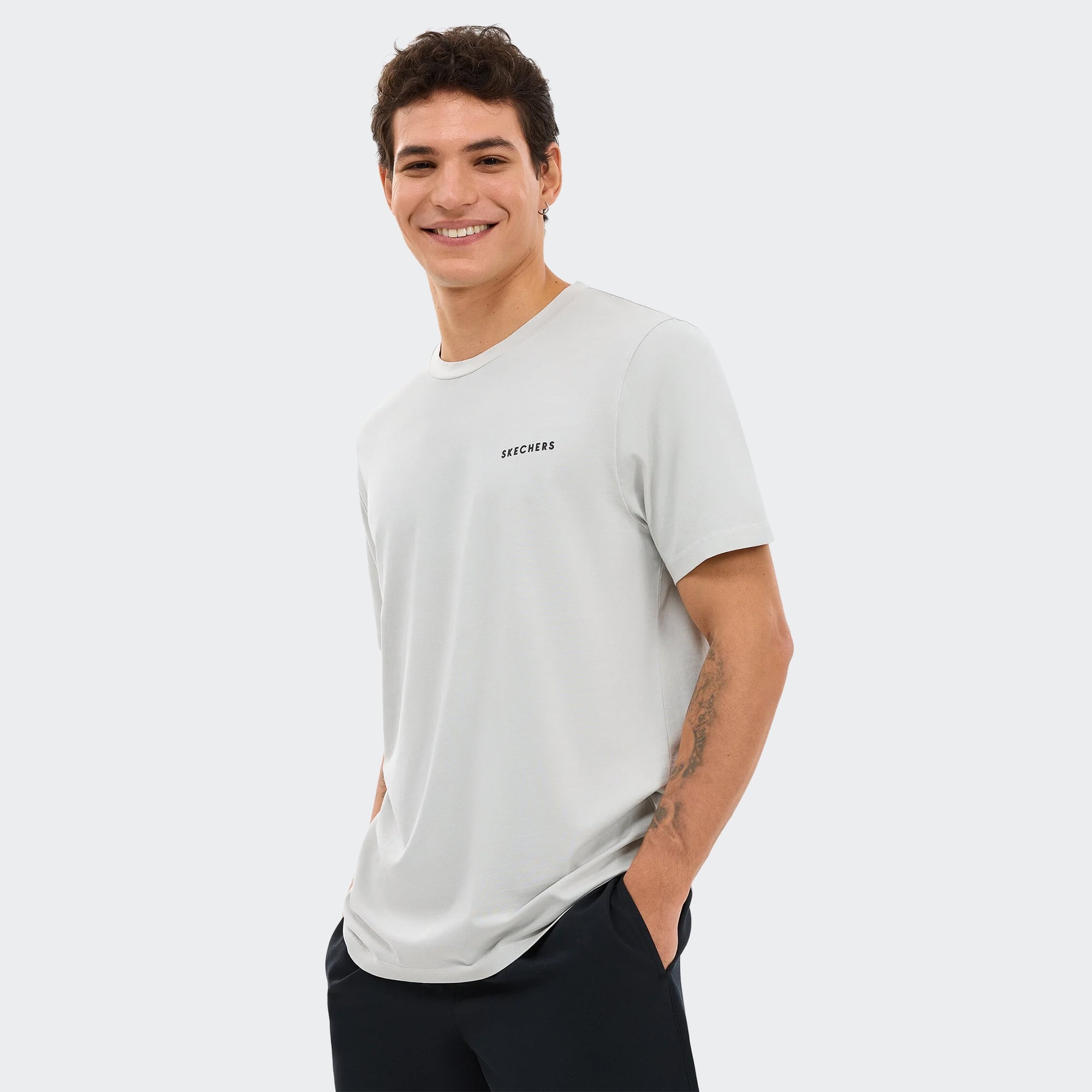 Skechers-Organic Coll. M Short Sleeve T-Shirt-T-Shirt-S241166-3835L
