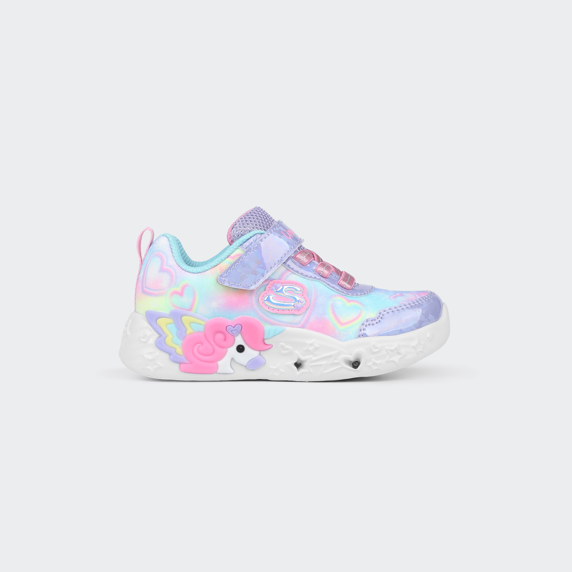 Skechers-S Lights - Unicorn Charmer - Lil Heart Sparkles-Sneaker-303064NLVMT24