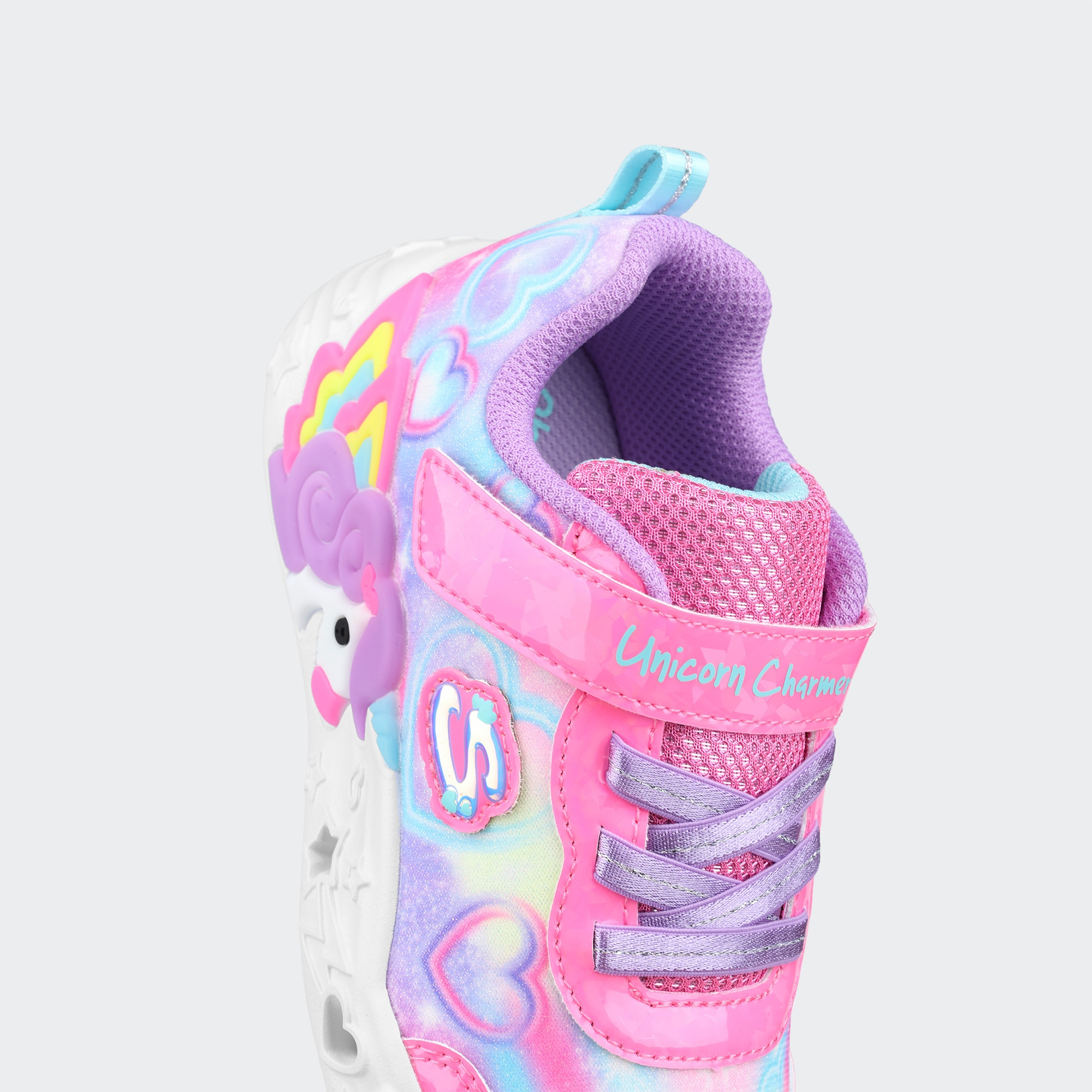 Skechers-S Lights - Unicorn Charmer - Lil Heart Sparkles-Sneaker-303064NPKMT26