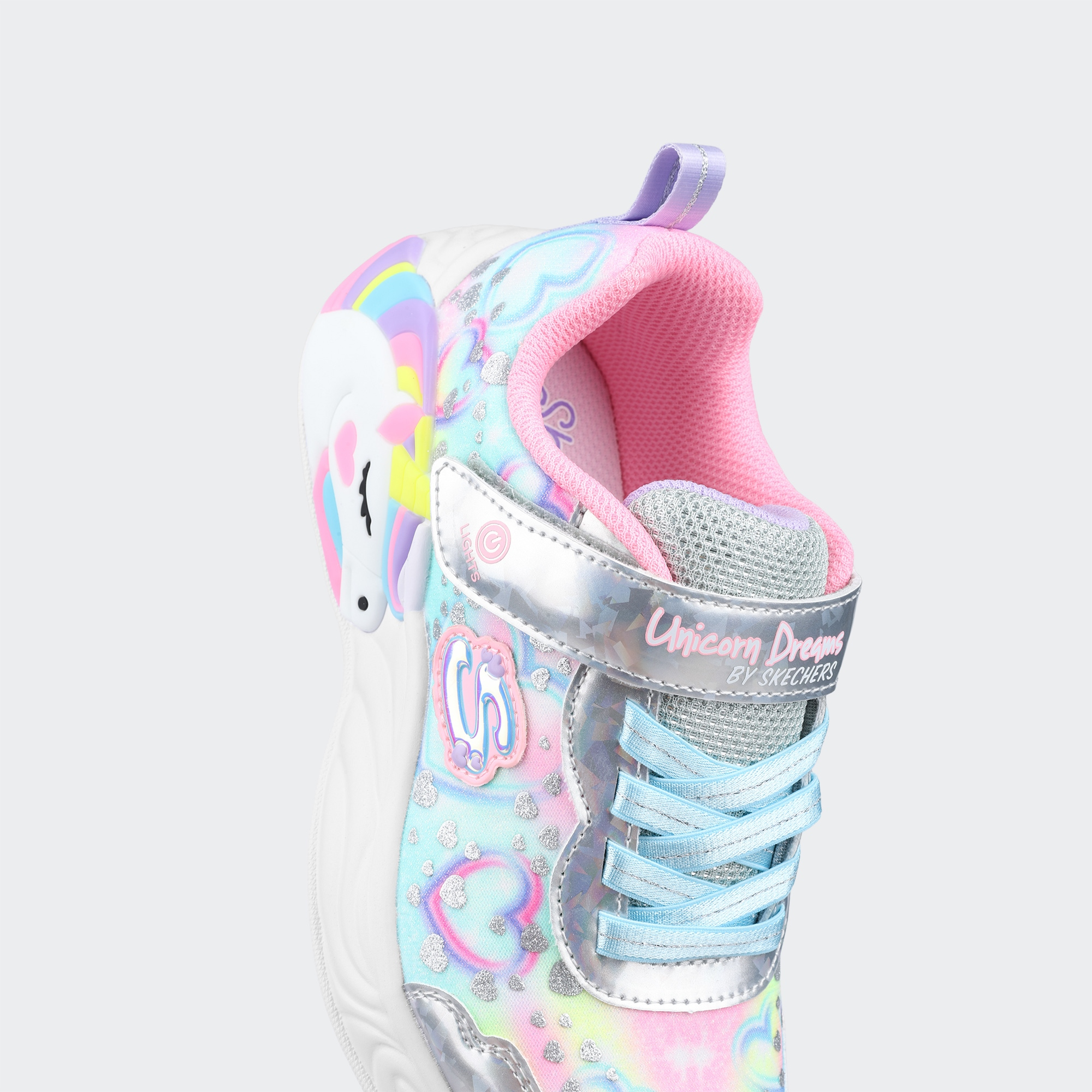 Skechers-S Lights@ - Unicorn Dreams - Heat Sparkles-Sneaker-303063LSMLT29